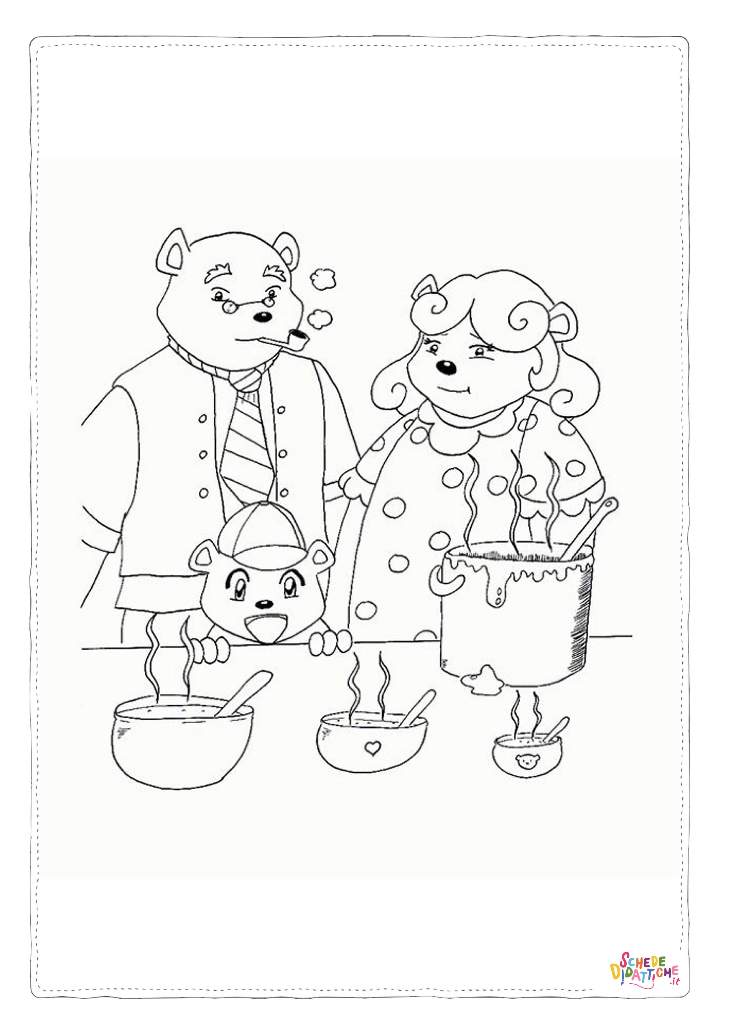 Disegno "Disegno di membro della famiglia da stampare e colorare 10" Disegno di membro della famiglia da stampare e colorare 10