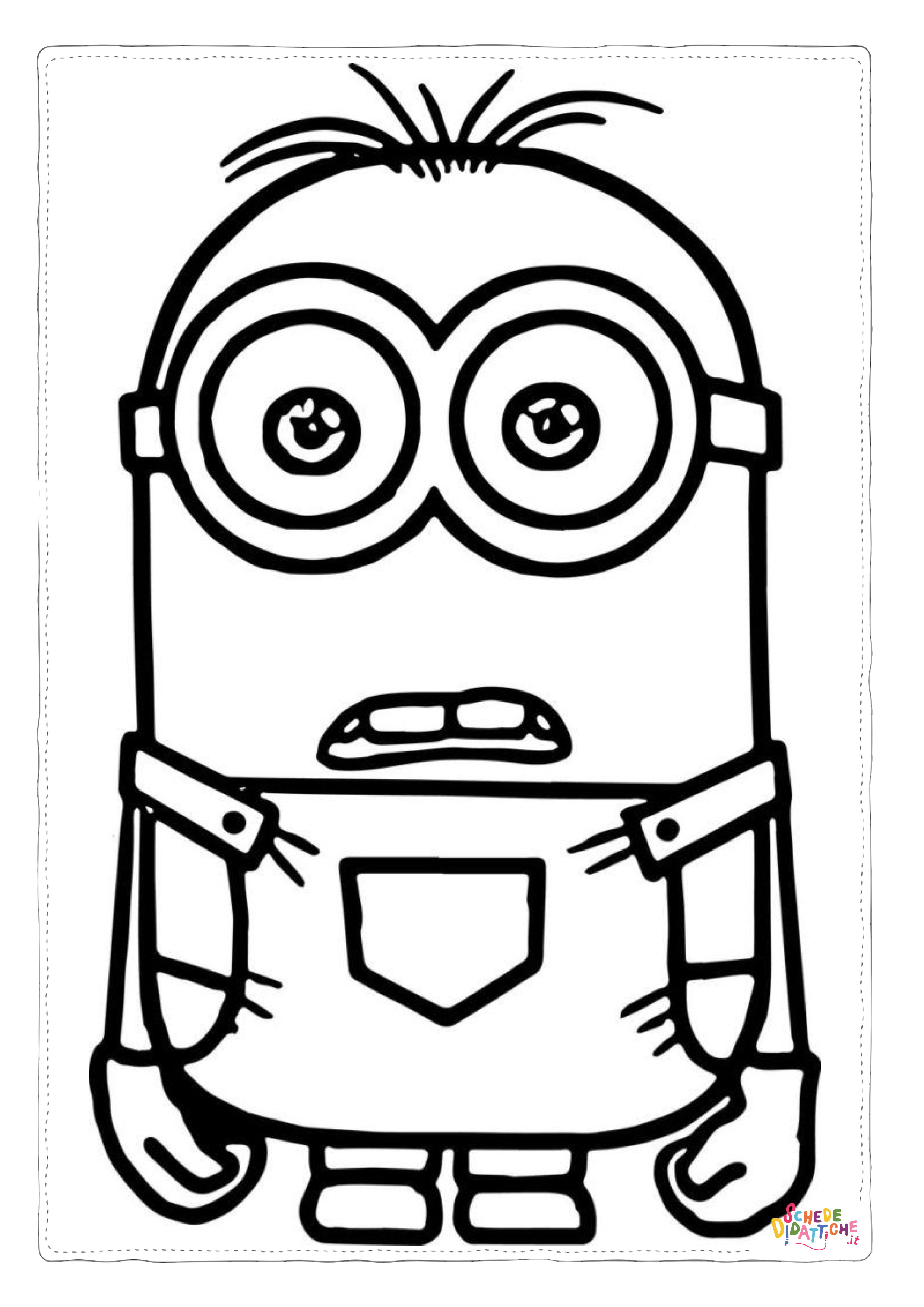 Disegno "Disegno di Cattivissimo me - Minions da stampare e colorare 15" Disegno di Cattivissimo me - Minions da stampare e colorare 15