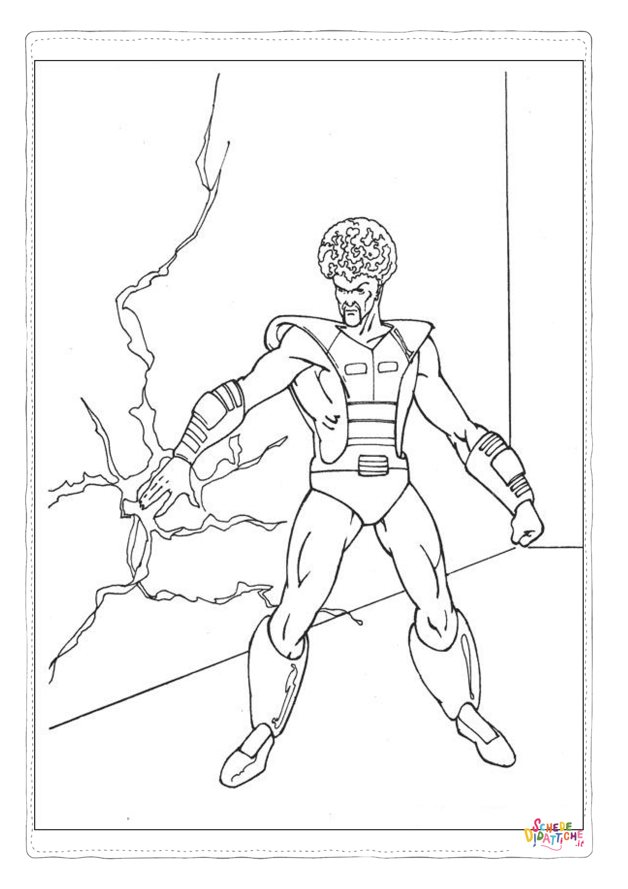 Disegno "Disegno di Hulk da stampare e colorare 61" Disegno di Hulk da stampare e colorare 61