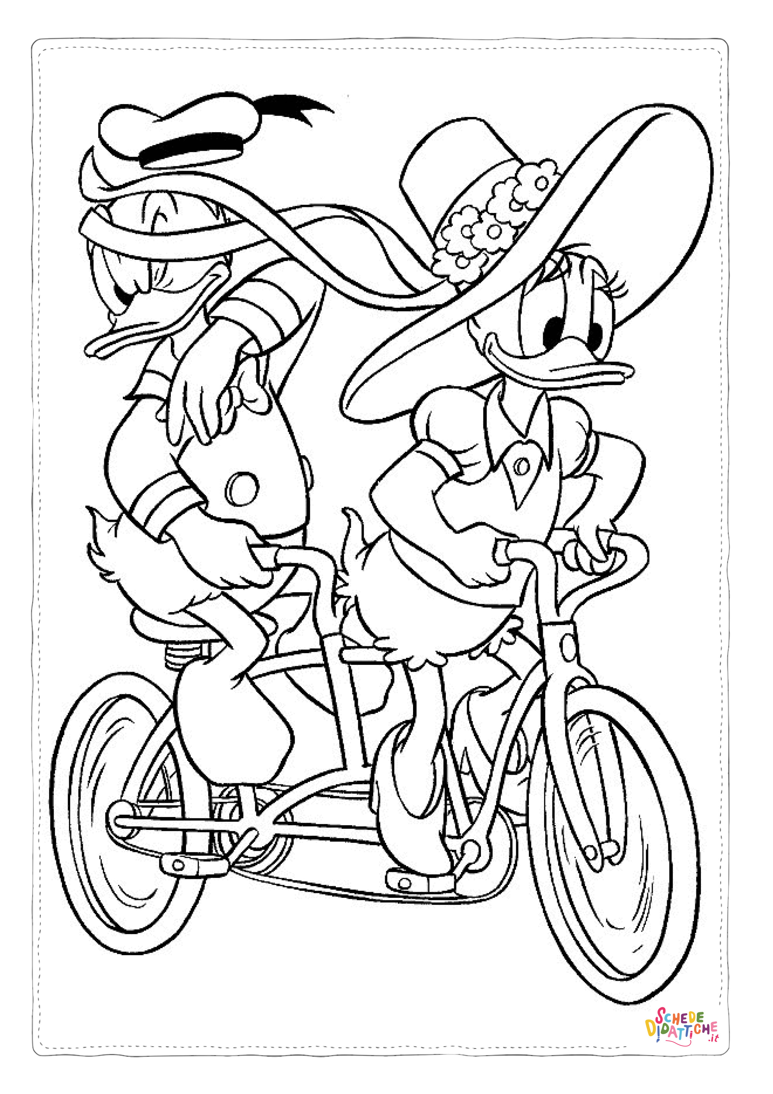 Disegno "Disegno di Paperina da stampare e colorare 61" Disegno di Paperina da stampare e colorare 61