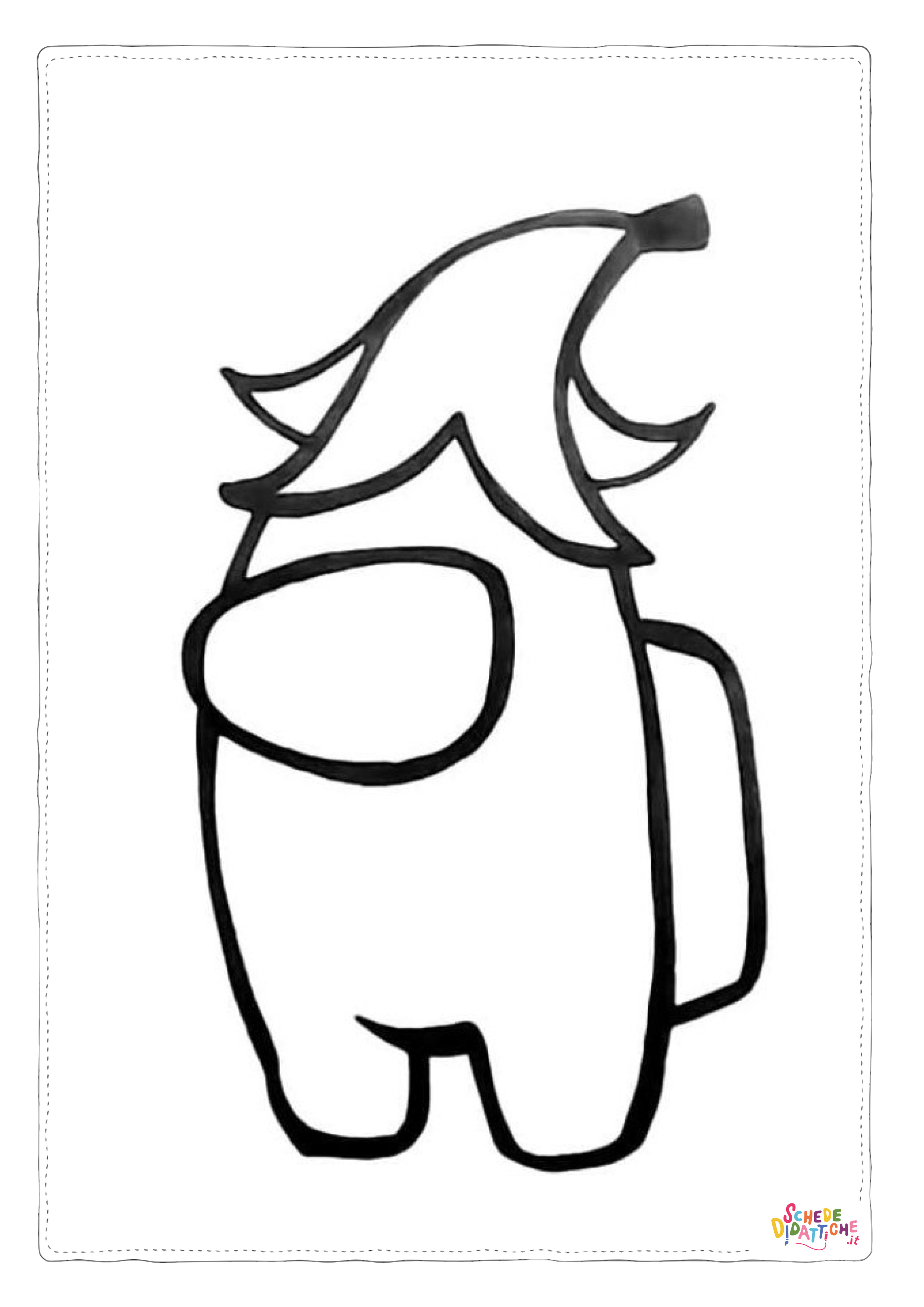 Disegno "Disegno di Among us da stampare e colorare 25" Disegno di Among us da stampare e colorare 25