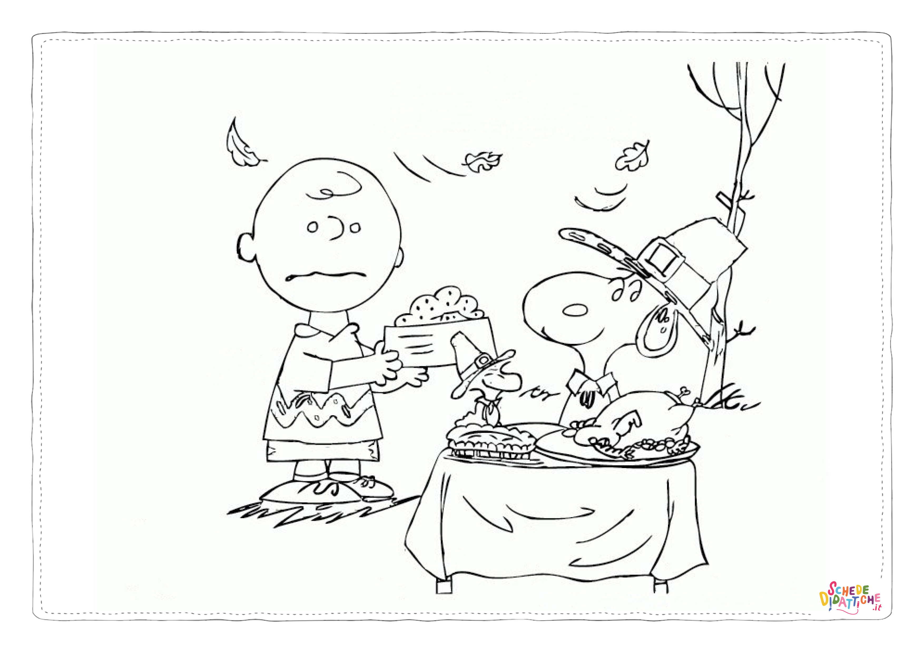 Disegno "Disegno di Snoopy da stampare e colorare 42" Disegno di Snoopy da stampare e colorare 42