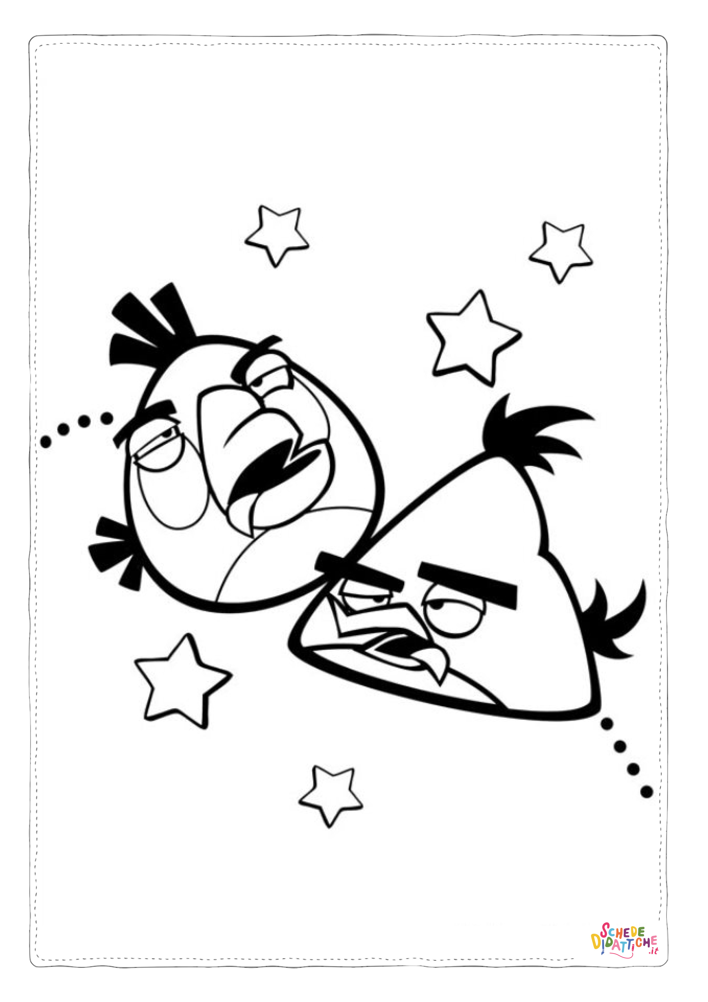 Disegno "Disegno di Angry birds da stampare e colorare 82" Disegno di Angry birds da stampare e colorare 82