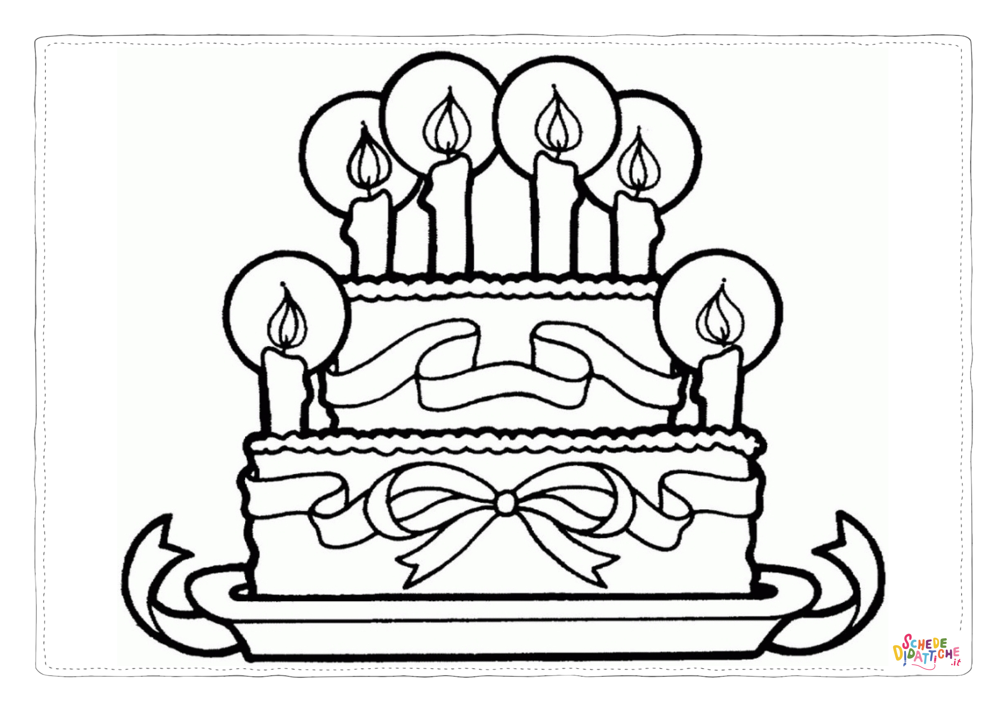 Disegno "Disegno di compleanno da stampare e colorare 22" Disegno di compleanno da stampare e colorare 22