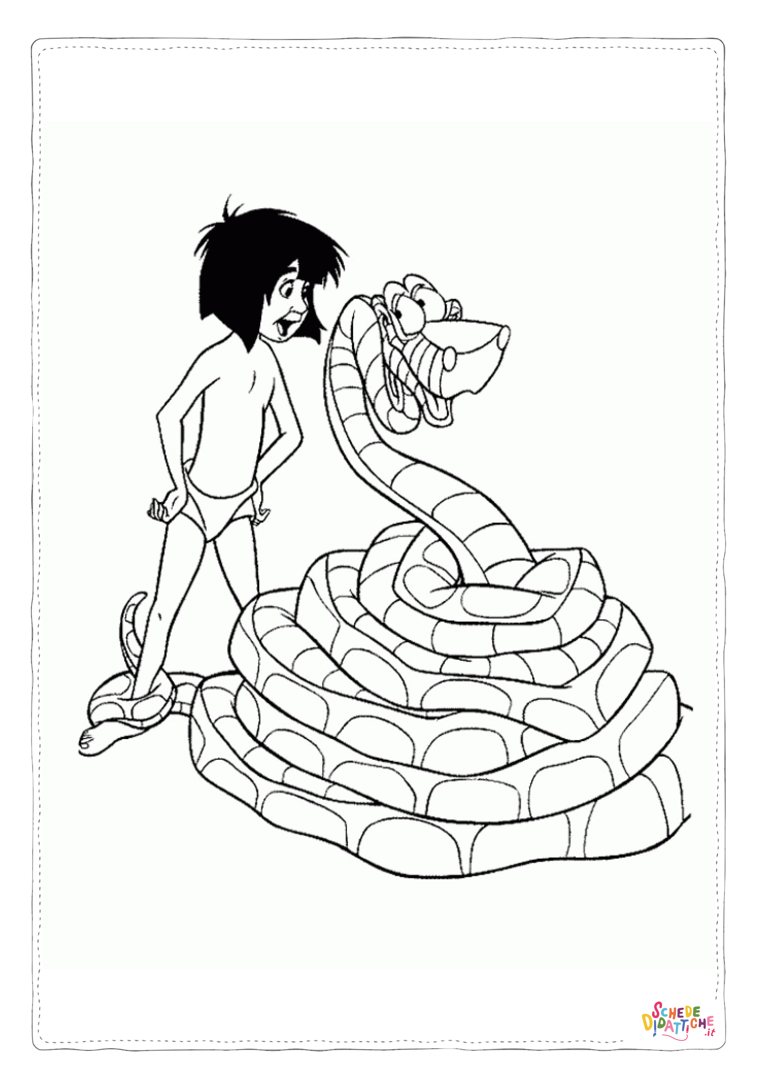 Disegno "Disegno di Il libro della giungla da stampare e colorare 119" Disegno di Il libro della giungla da stampare e colorare 119