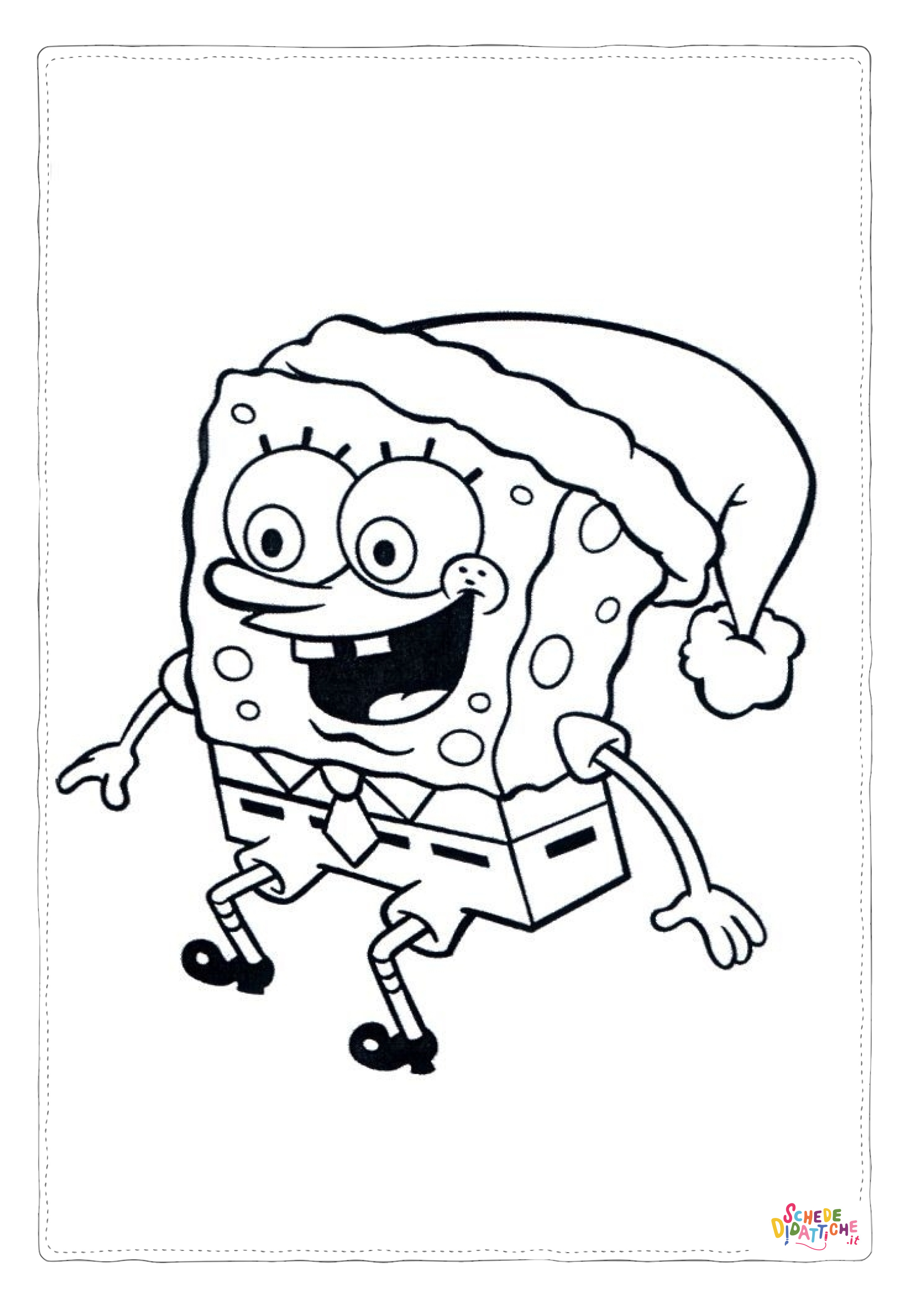 Disegno "Disegno di Spongebob da stampare e colorare 87" Disegno di Spongebob da stampare e colorare 87