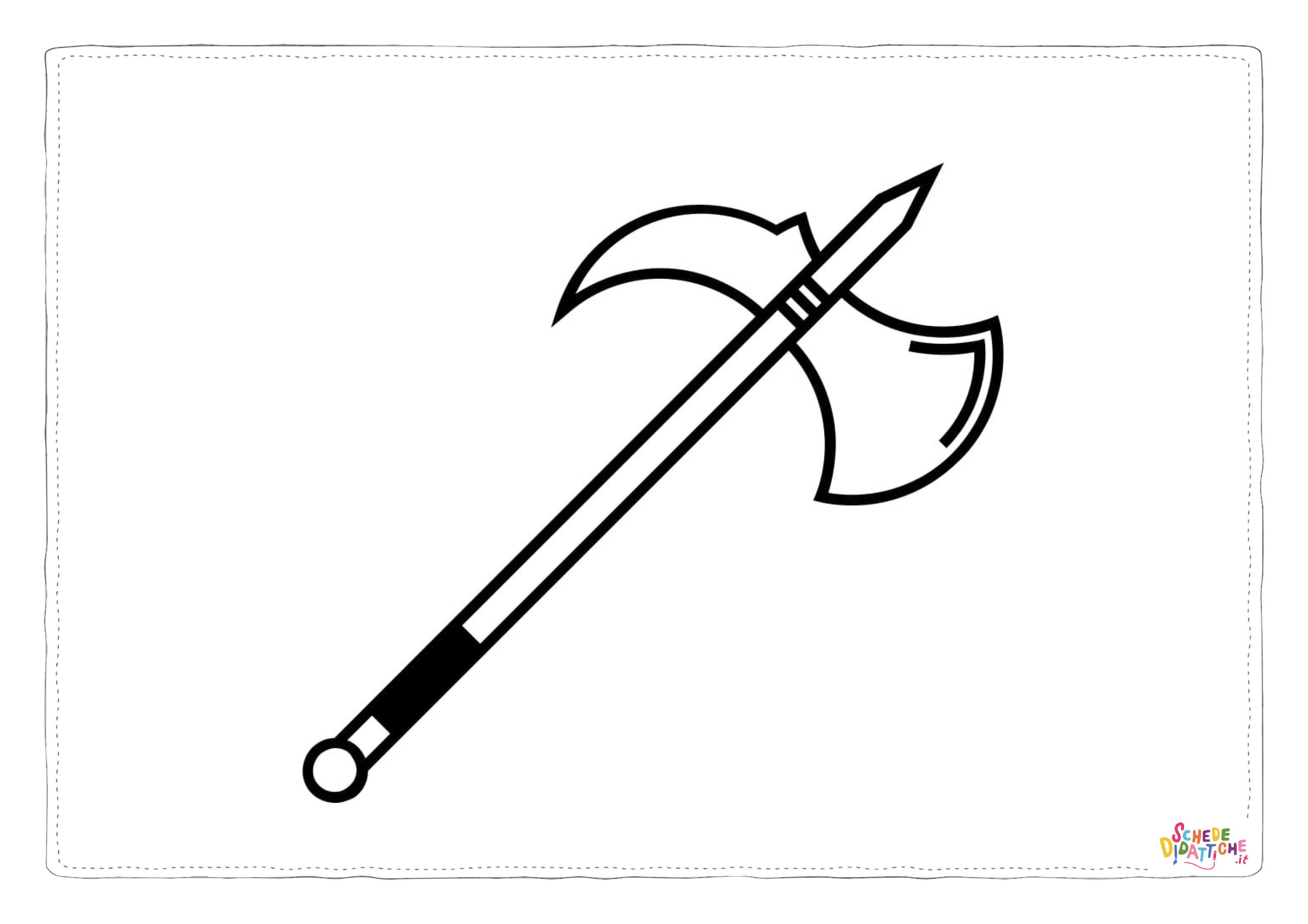 Disegni asce e alabarde  11