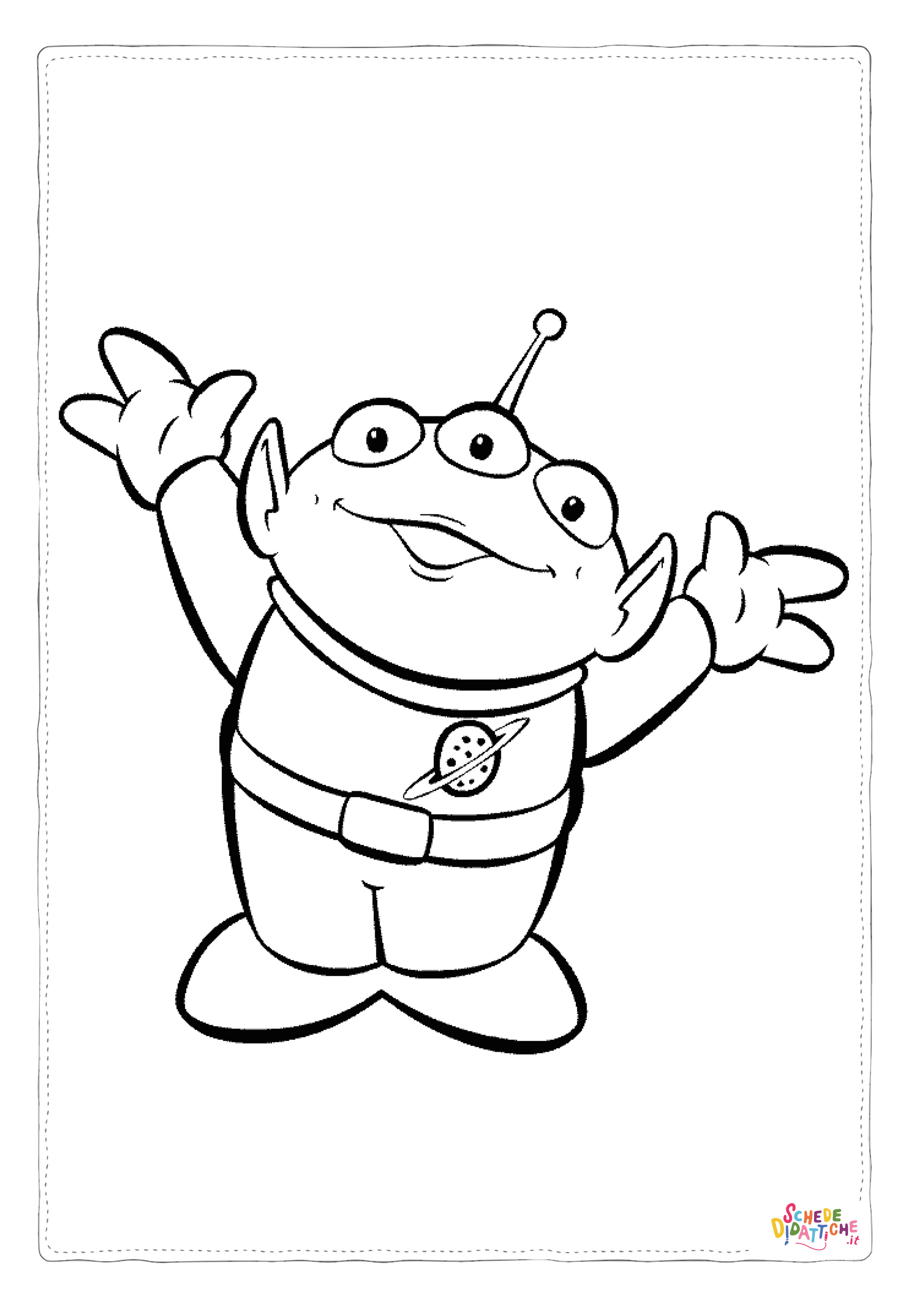 Disegno "Disegno di Toy Story da stampare e colorare 28" Disegno di Toy Story da stampare e colorare 28