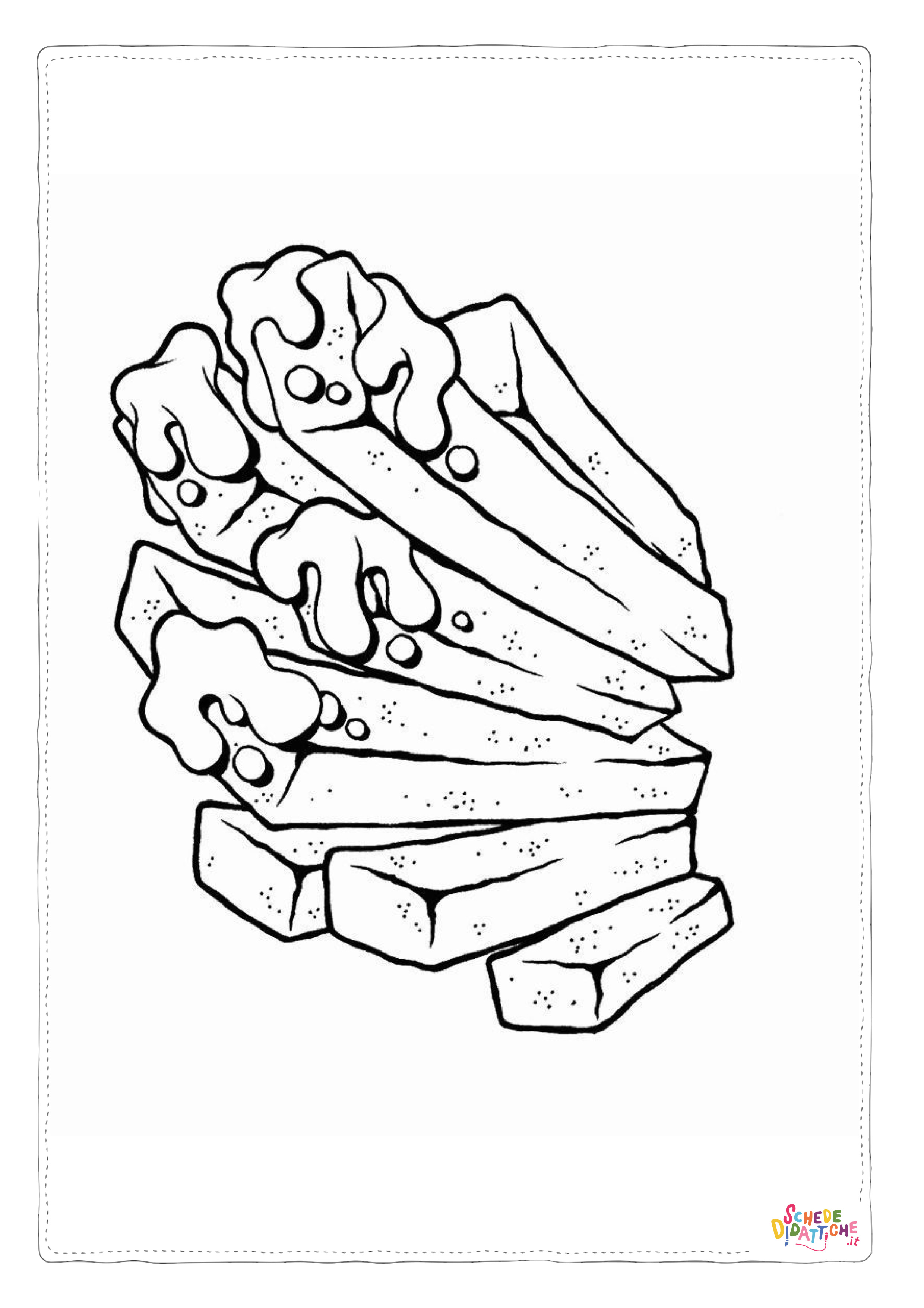 Disegno "Disegno di fast food da stampare e colorare 40" Disegno di fast food da stampare e colorare 40