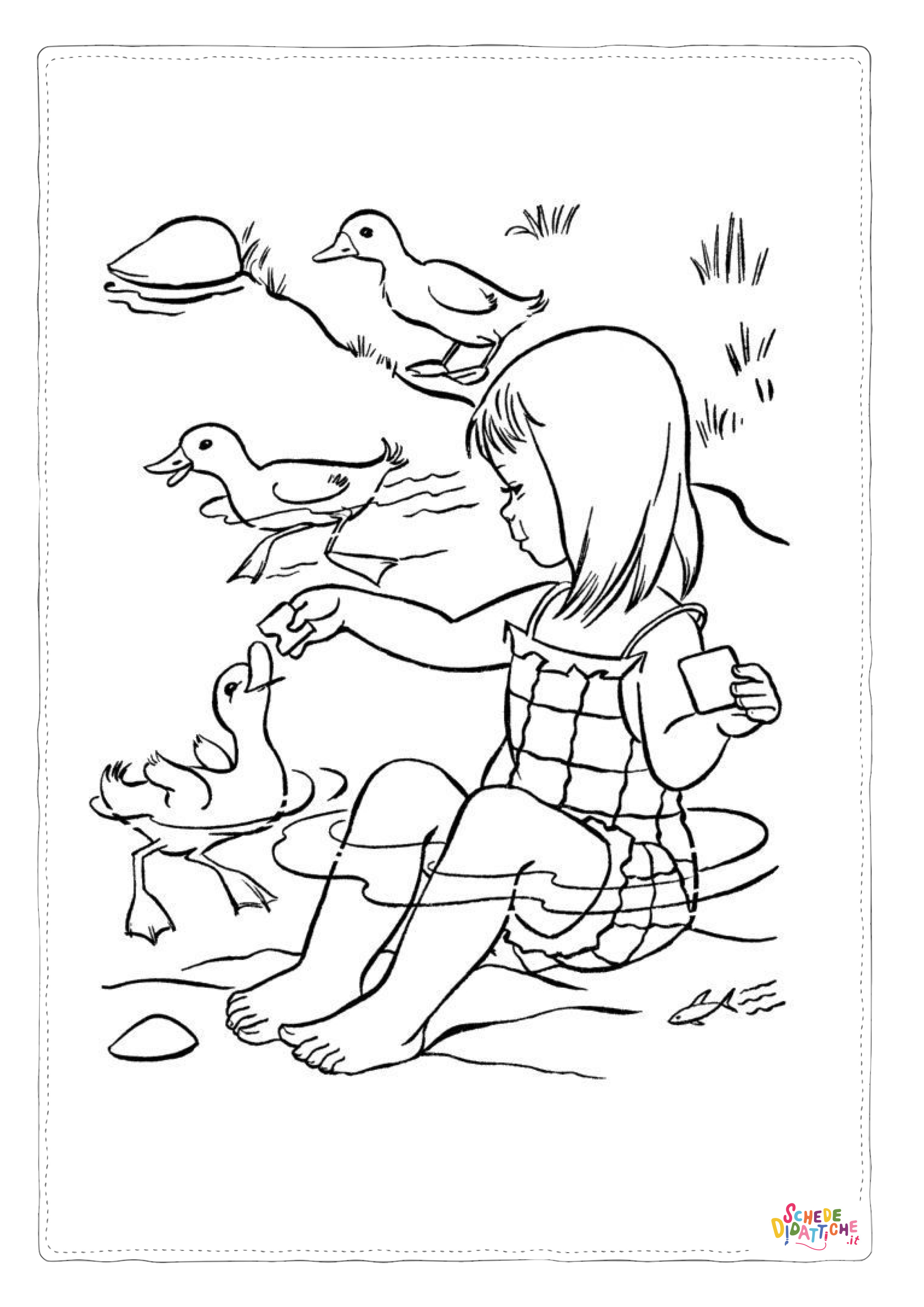 Disegno "Disegno di bambino da stampare e colorare 240" Disegno di bambino da stampare e colorare 240