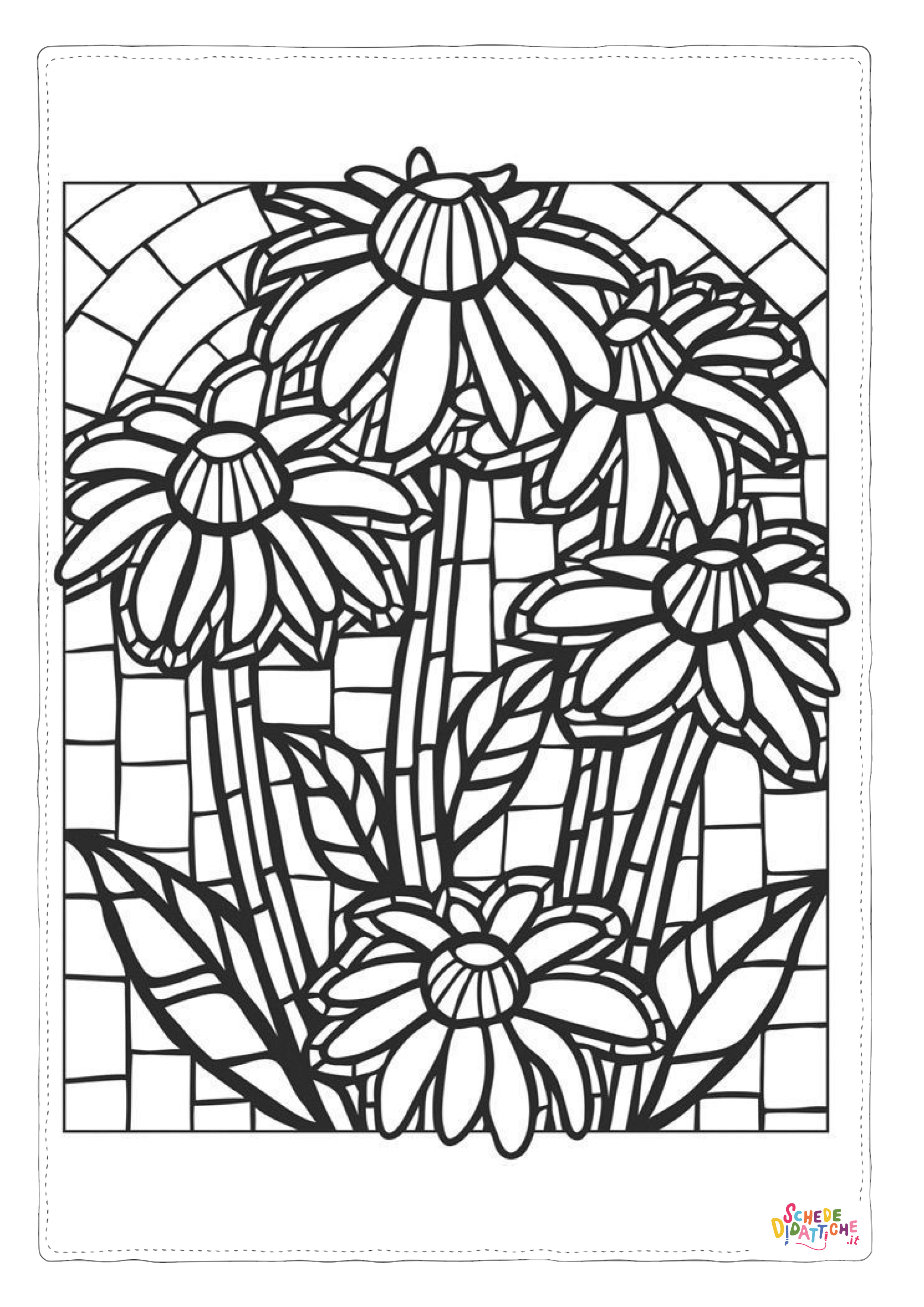 Disegno "Disegno di mandala da stampare e colorare 1716" Disegno di mandala da stampare e colorare 1716
