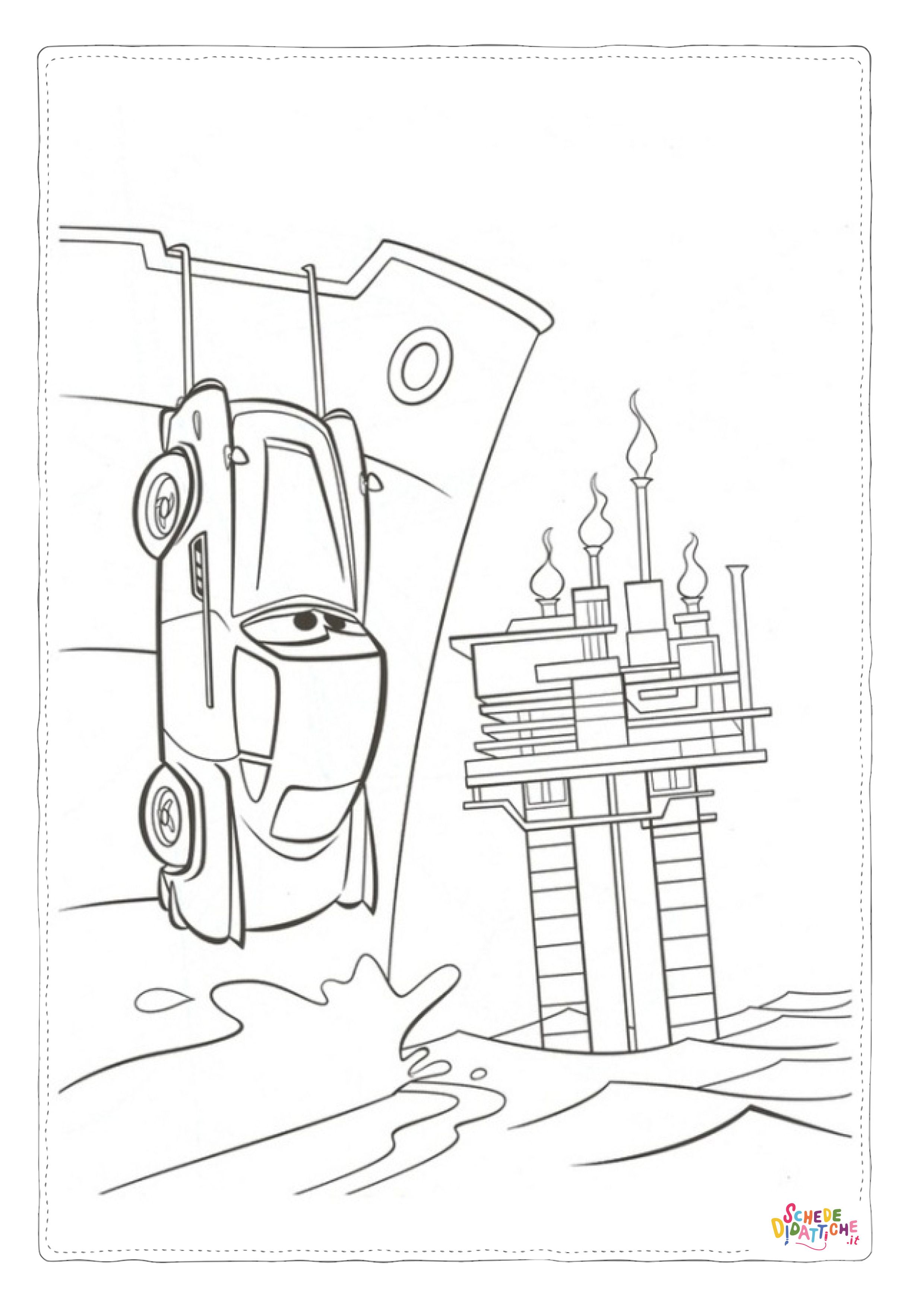 Disegno "Disegno di Cars da stampare e colorare 127" Disegno di Cars da stampare e colorare 127
