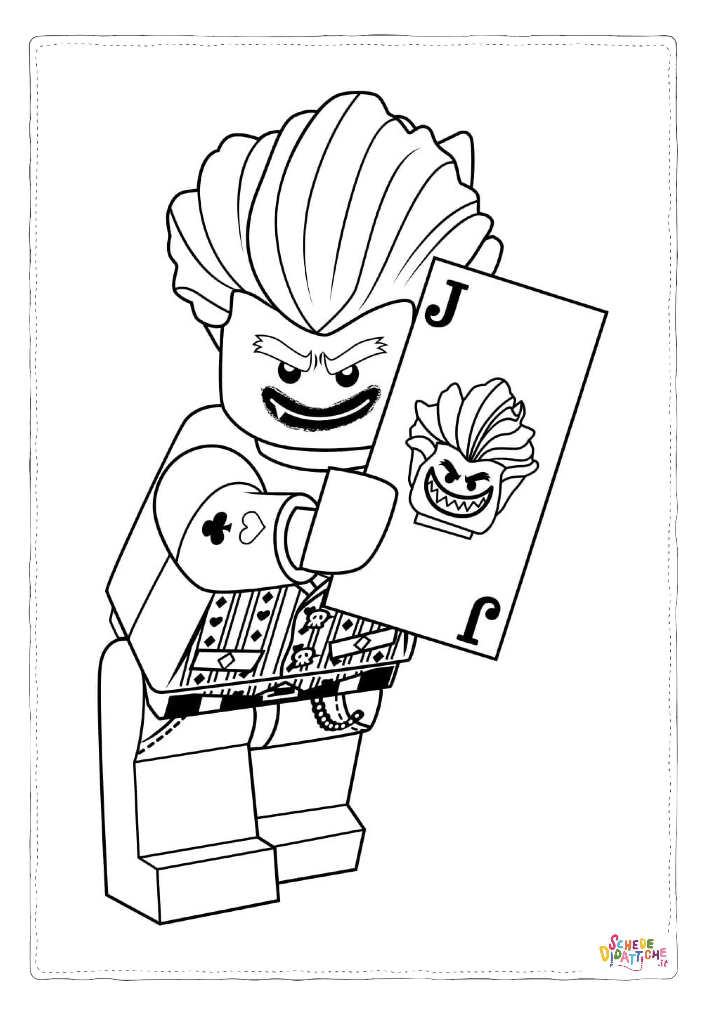 Disegno "Disegno di LEGO Batman da stampare e colorare 21" Disegno di LEGO Batman da stampare e colorare 21