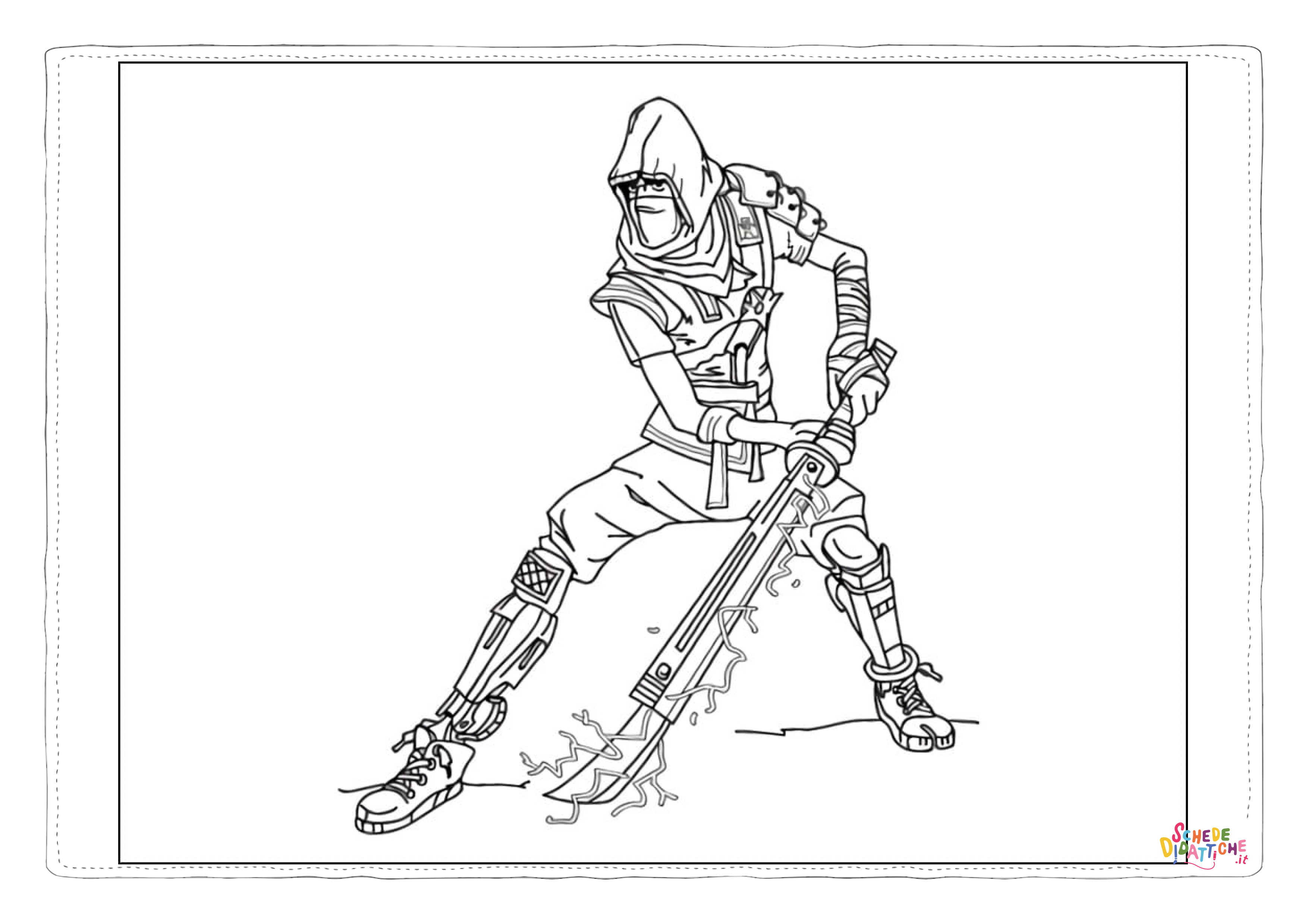 Disegno di hockey da stampare e colorare 30
