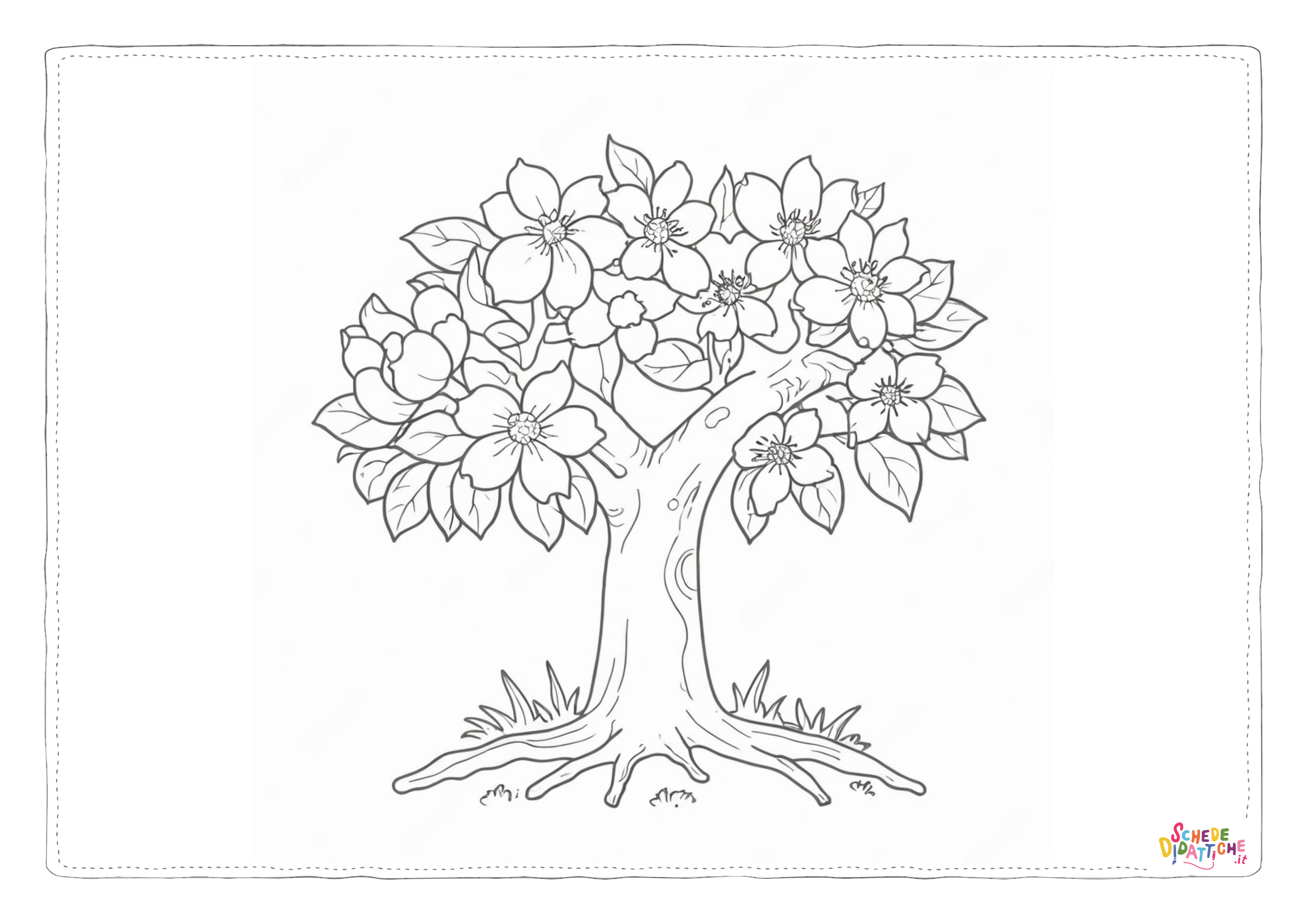 Disegno "Alberi in fiore 2" Alberi in fiore 2