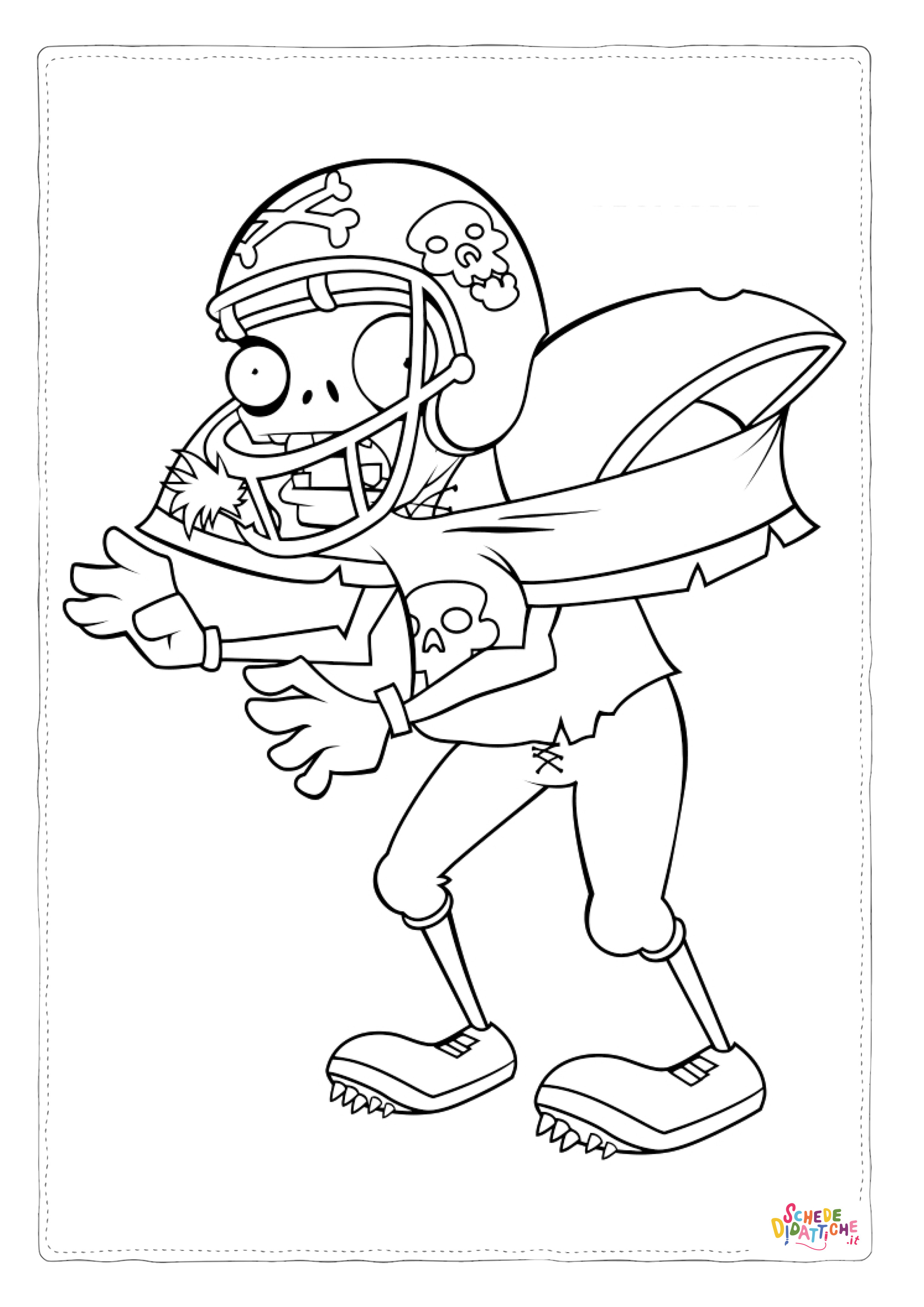 Disegno di hockey da stampare e colorare 41