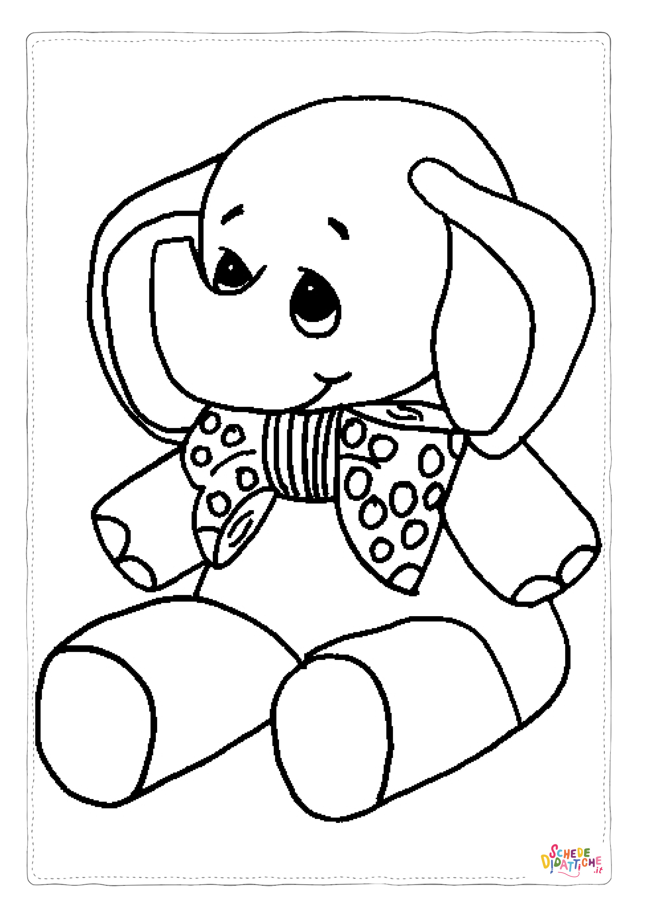 Disegno di Dumbo da stampare e colorare 18