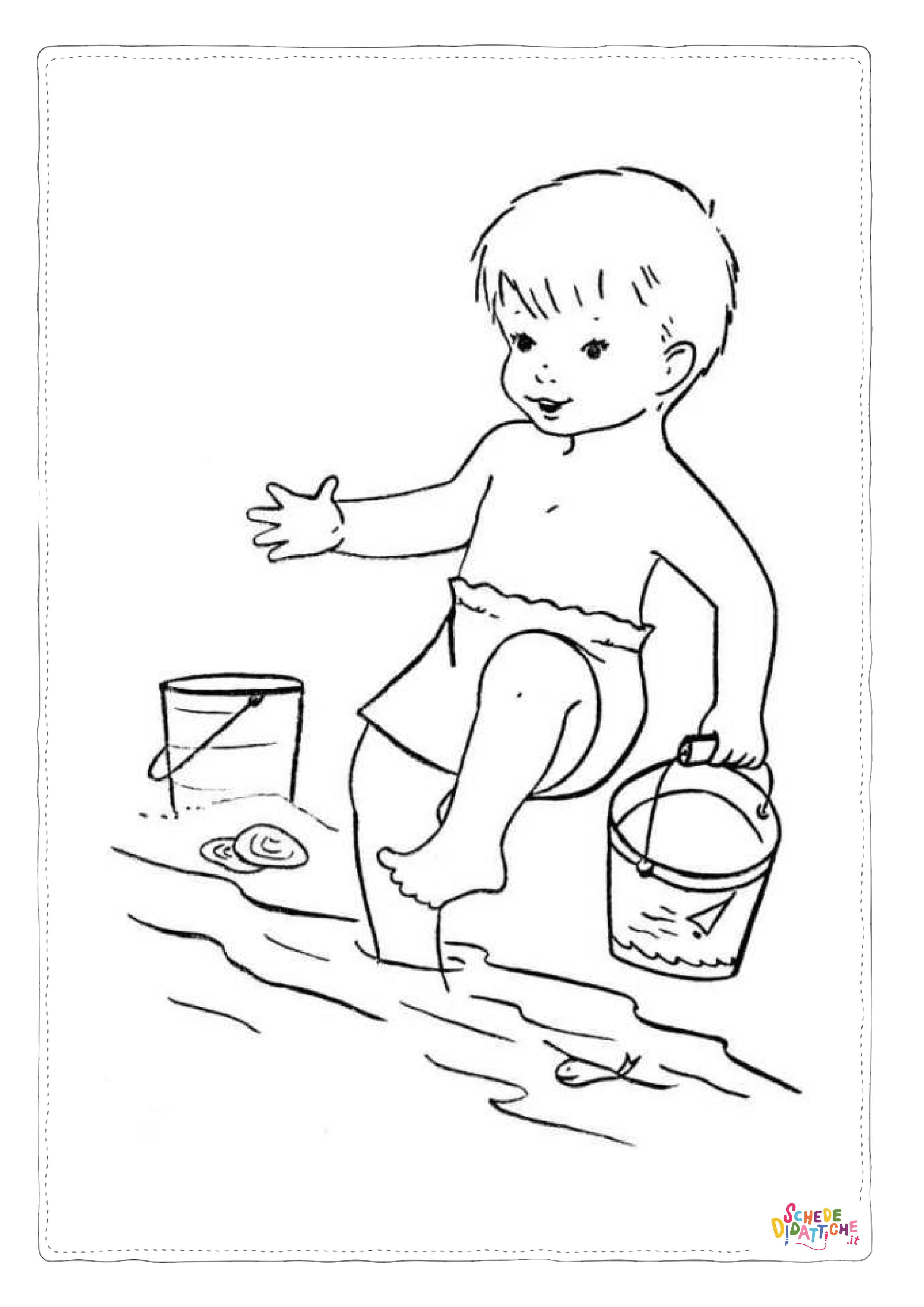Disegno "Disegno di mare da stampare e colorare 18" Disegno di mare da stampare e colorare 18