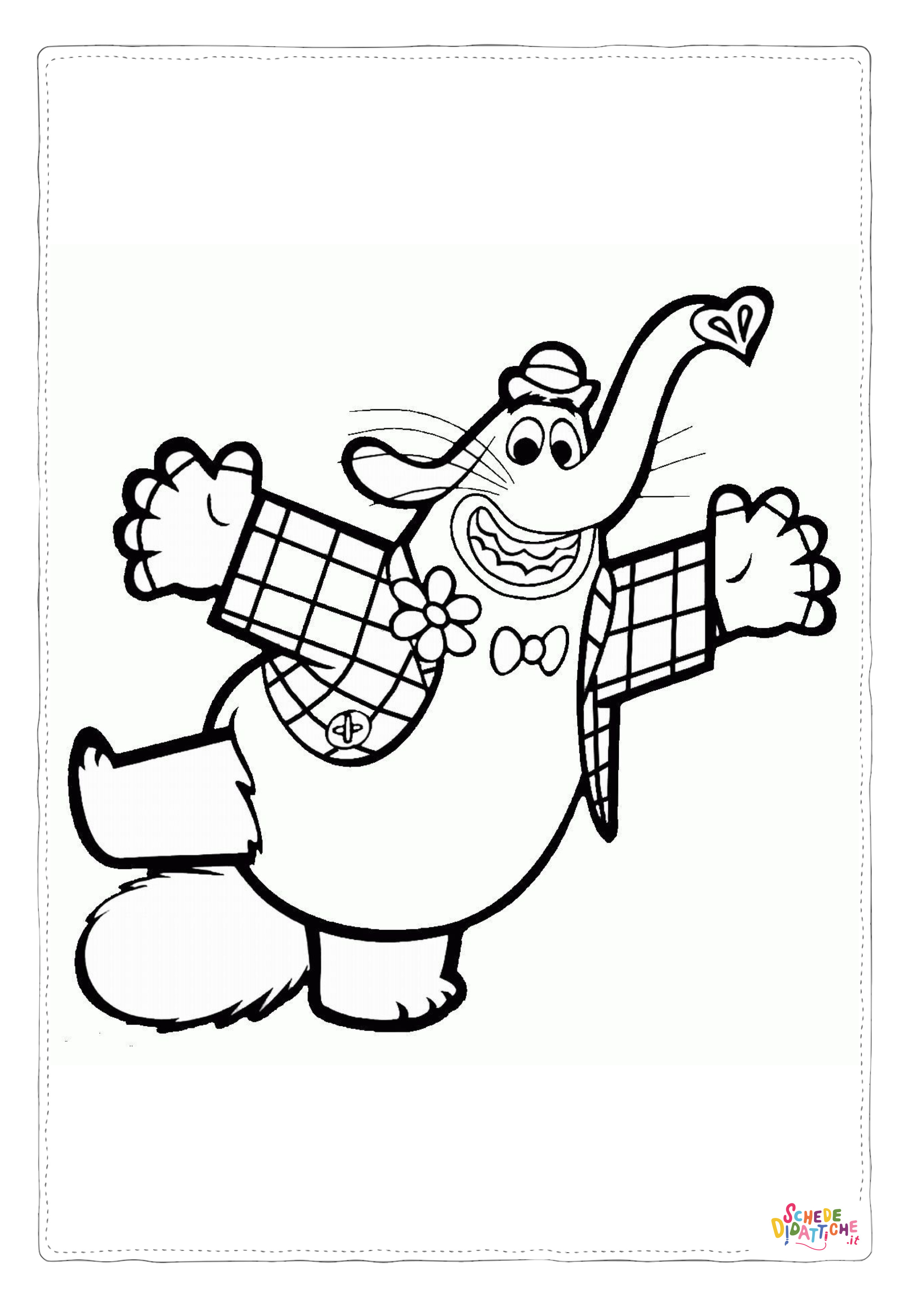Disegno di clown da stampare e colorare 49