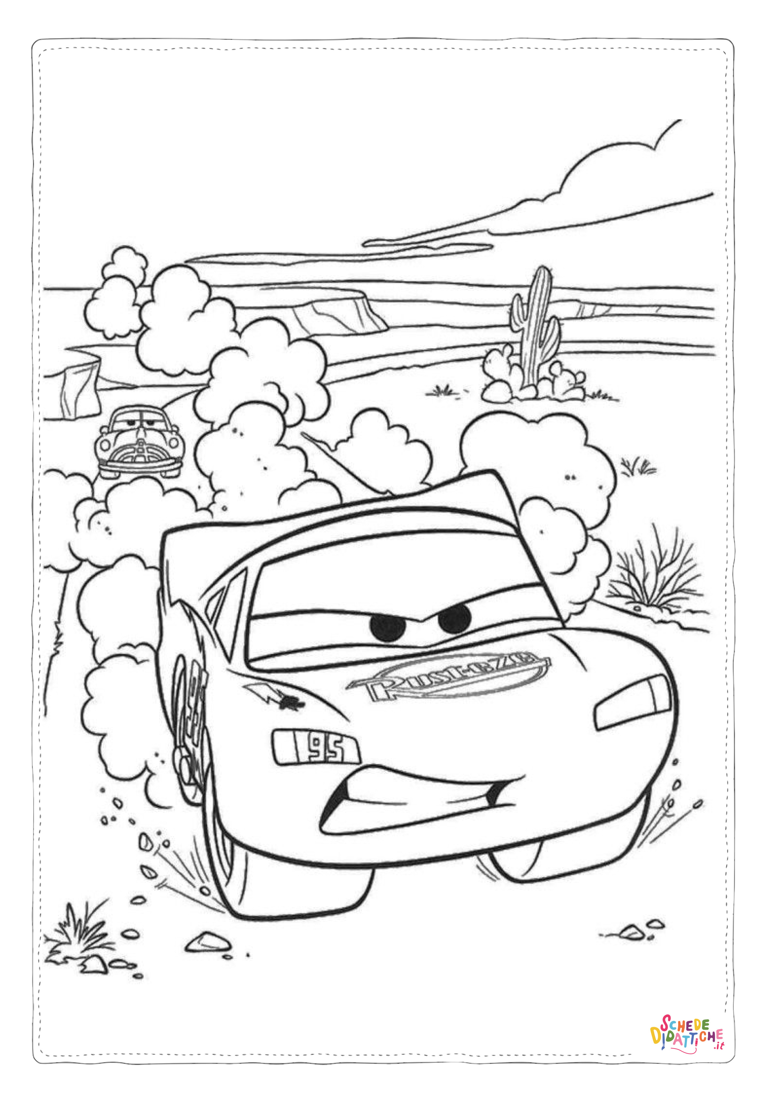 Disegno "Disegno di Cars da stampare e colorare 102" Disegno di Cars da stampare e colorare 102