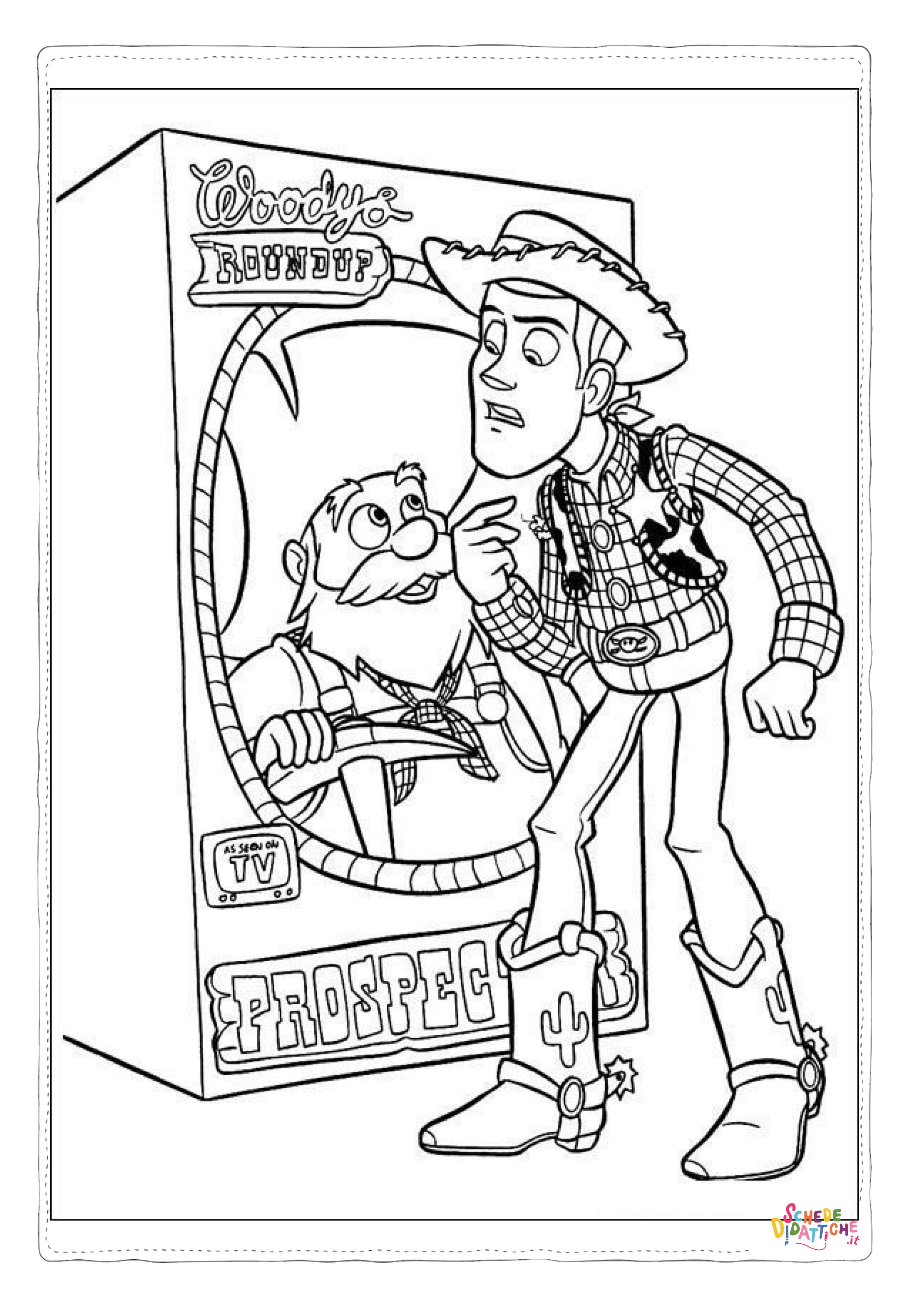 Disegno "Disegno di Toy Story da stampare e colorare 156" Disegno di Toy Story da stampare e colorare 156
