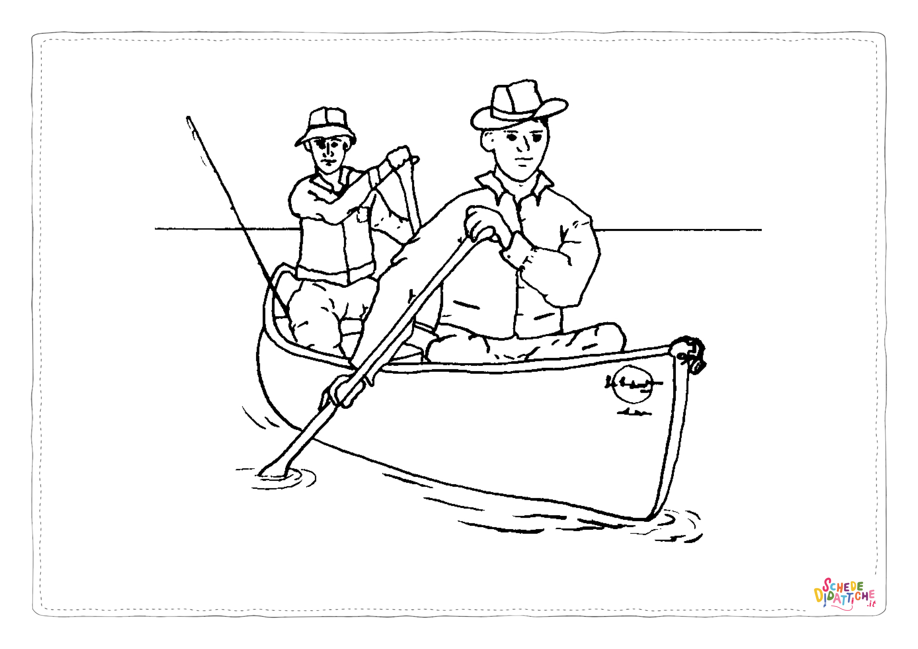 Disegno "Disegno di barca da stampare e colorare 9" Disegno di barca da stampare e colorare 9