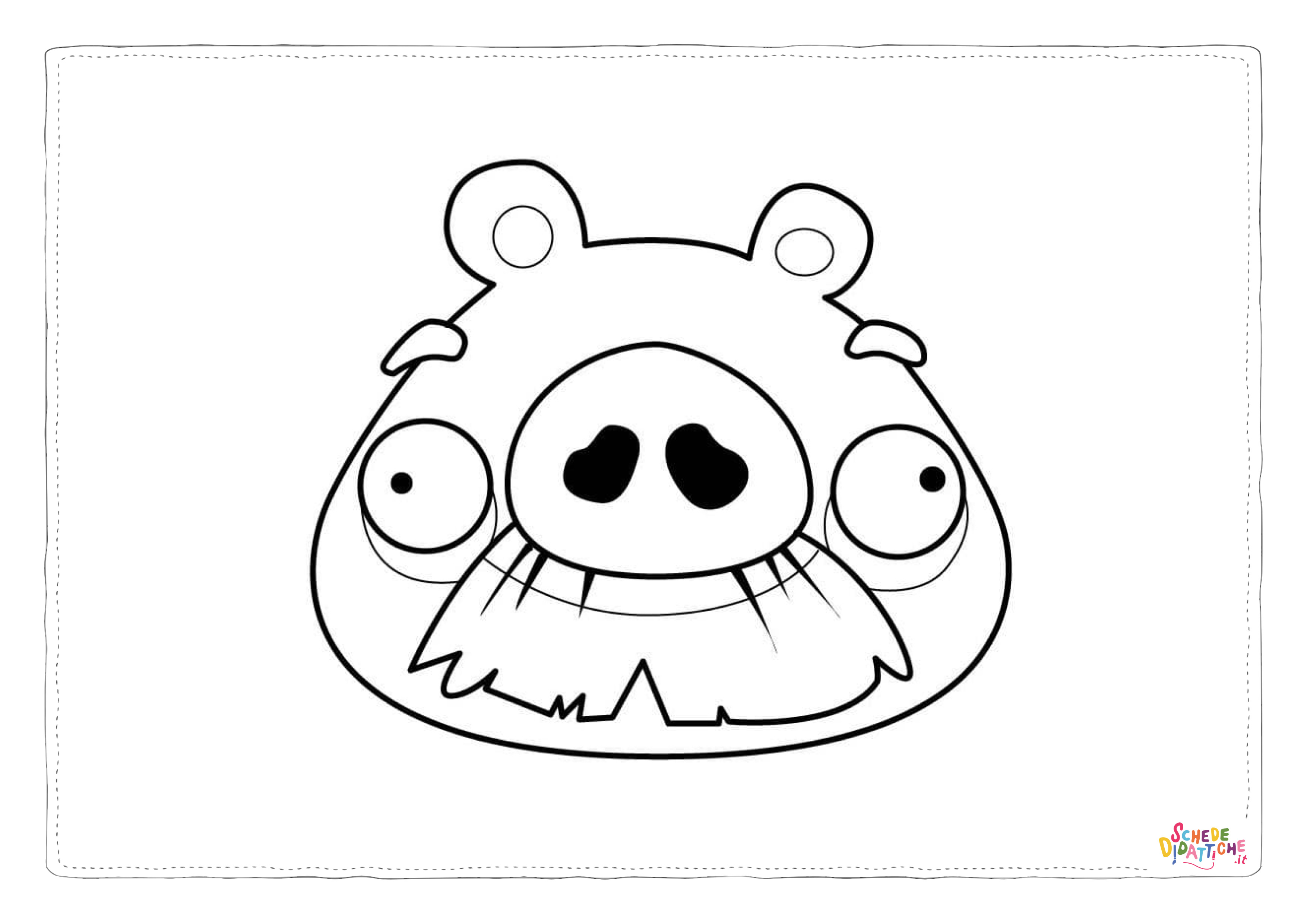 Disegno "Disegno di Angry birds da stampare e colorare 113" Disegno di Angry birds da stampare e colorare 113