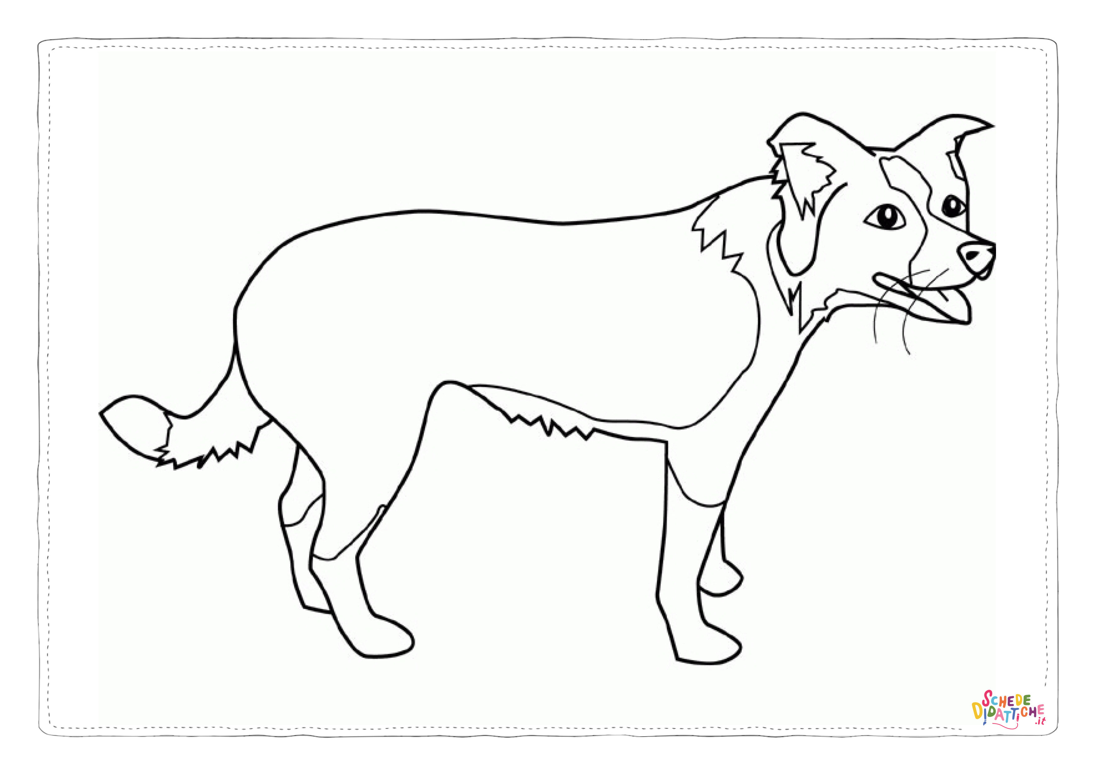 Disegno "Disegno di volpe da stampare e colorare 21" Disegno di volpe da stampare e colorare 21