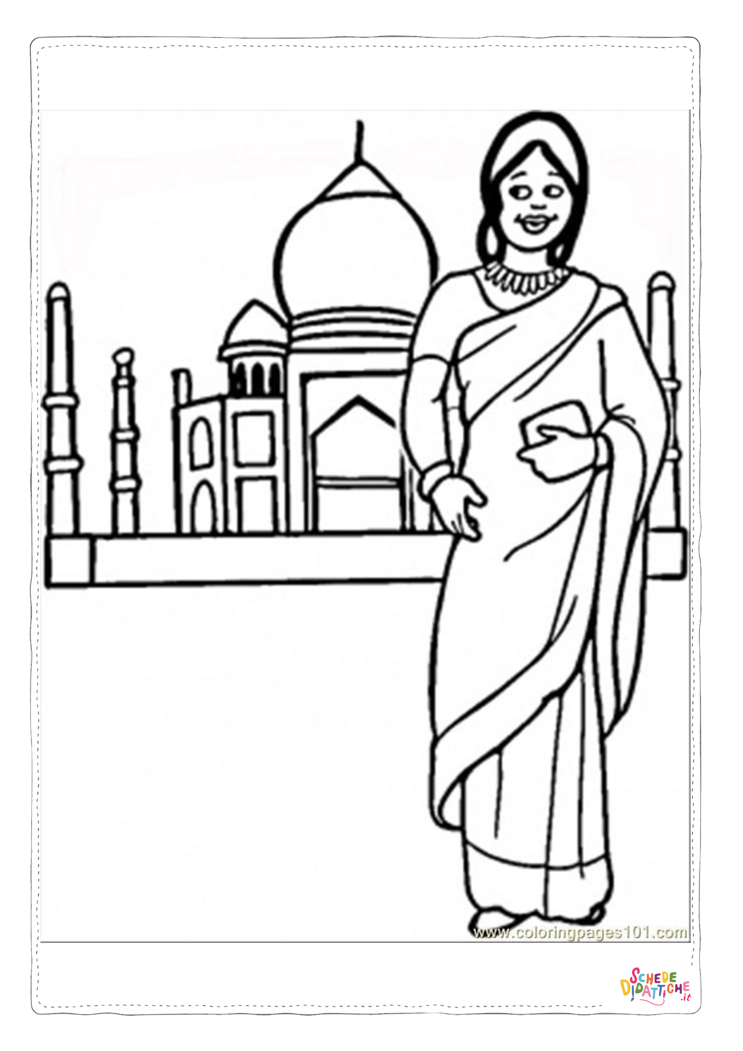 Disegno "Disegno di Induismo da stampare e colorare 3" Disegno di Induismo da stampare e colorare 3