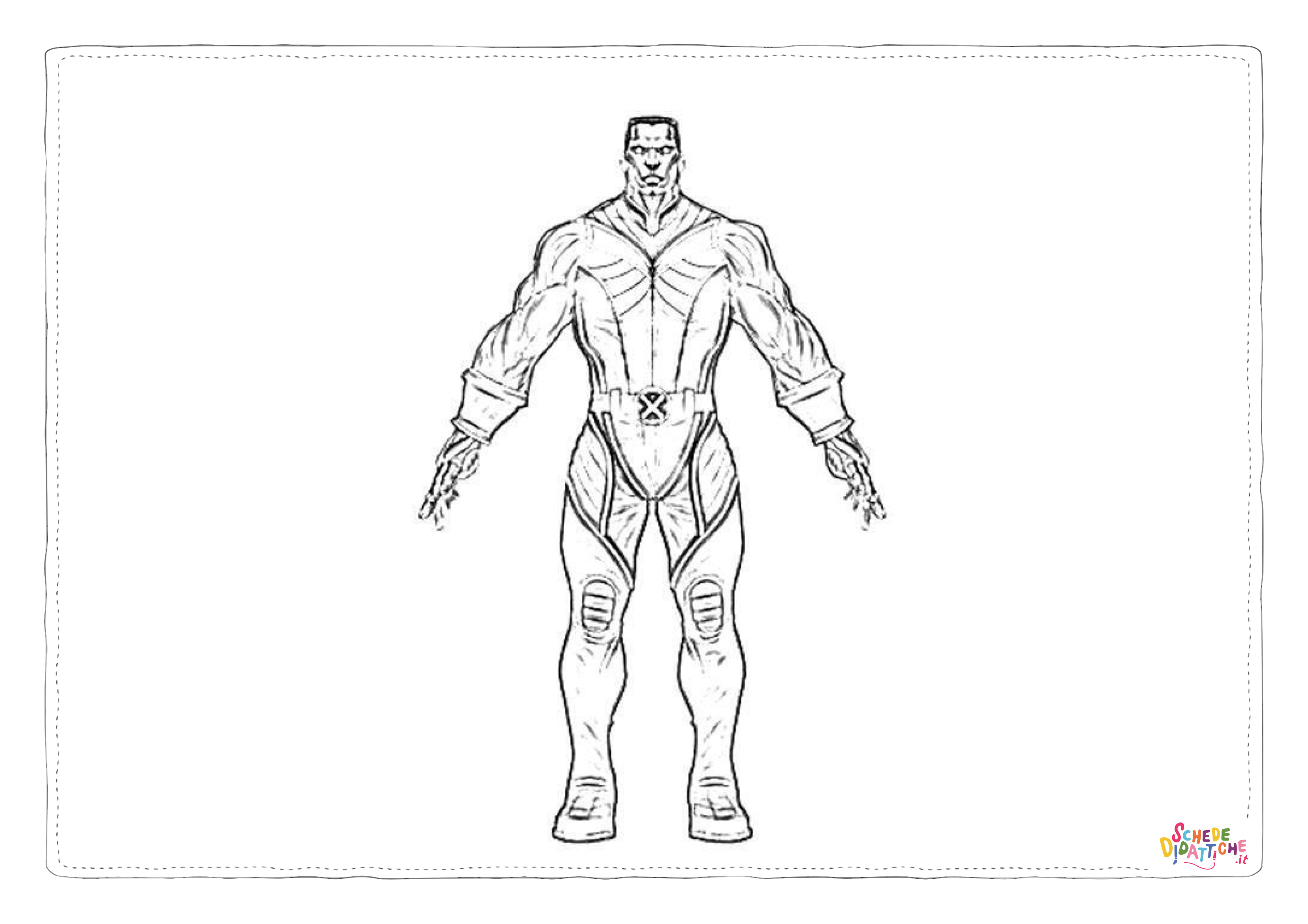 Disegno "Disegno di X-Men da stampare e colorare 1" Disegno di X-Men da stampare e colorare 1