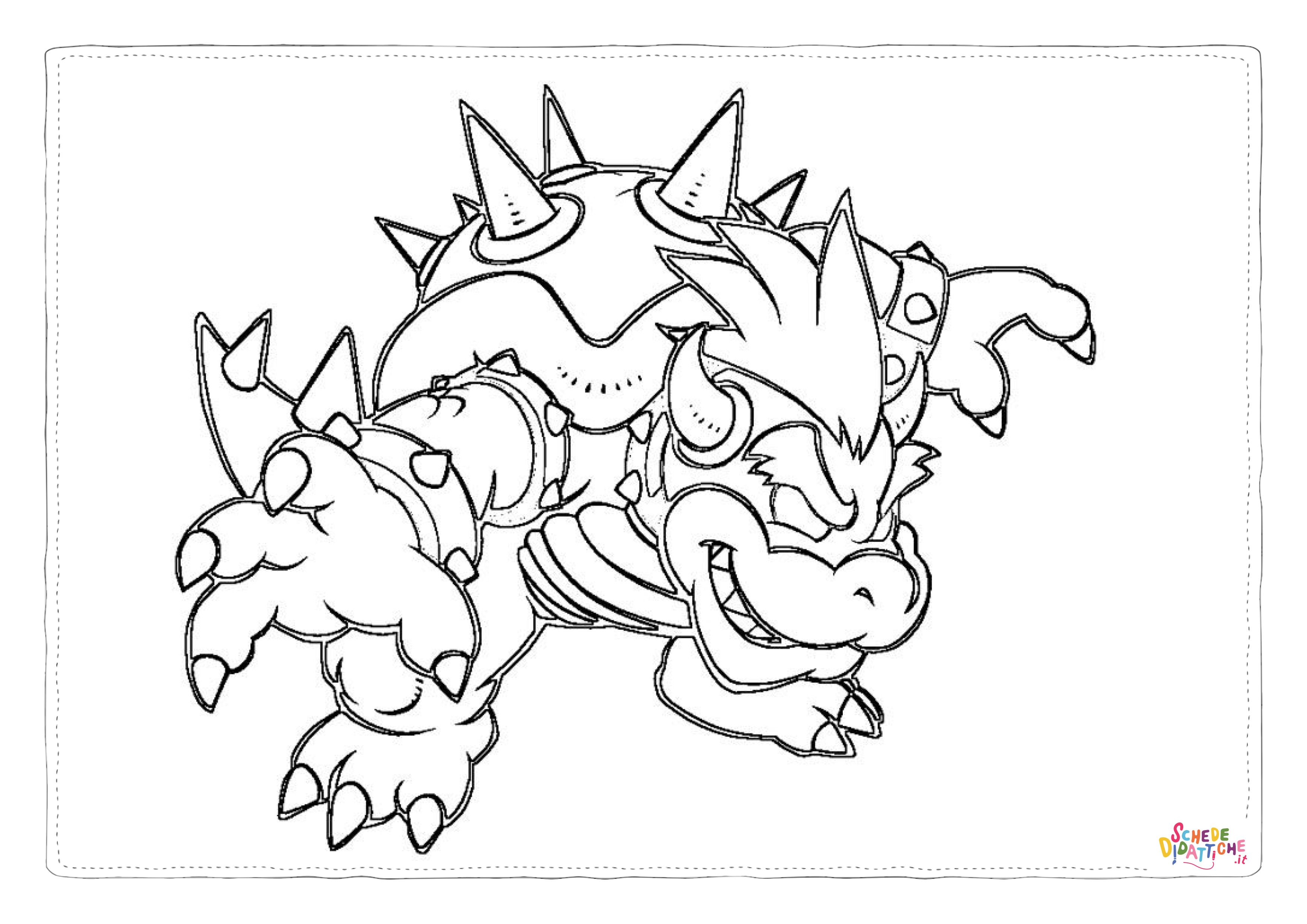 Disegno "Disegno di Super Mario da stampare e colorare 51" Disegno di Super Mario da stampare e colorare 51
