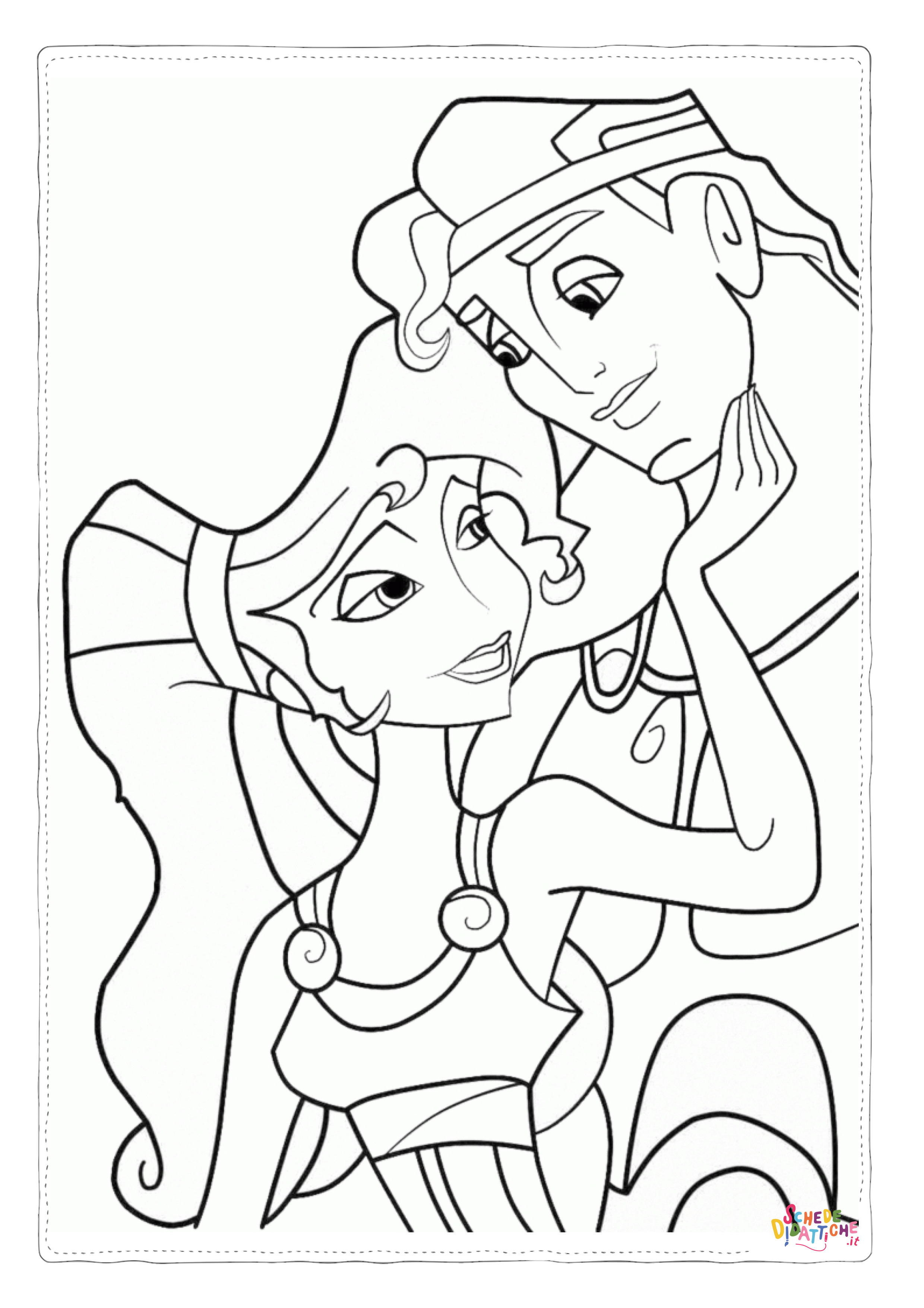 Disegno "Disegno di Hercules da stampare e colorare 3" Disegno di Hercules da stampare e colorare 3