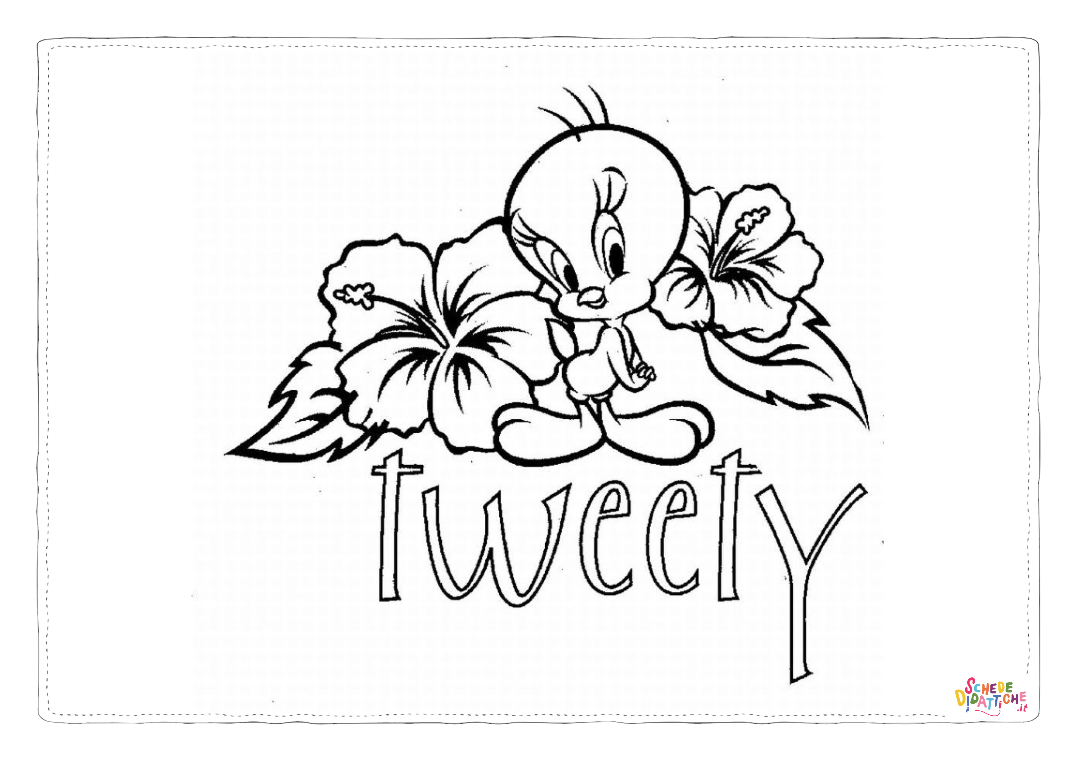 Disegno "Disegno di Titty da stampare e colorare 7" Disegno di Titty da stampare e colorare 7