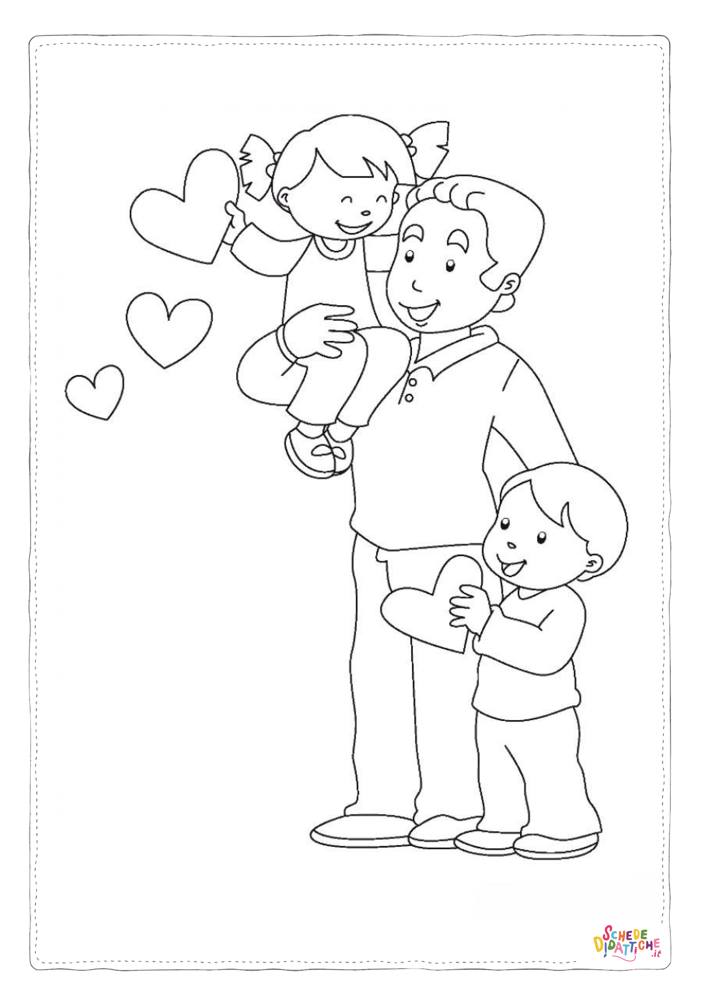Disegno "Padri e figli 7" Padri e figli 7