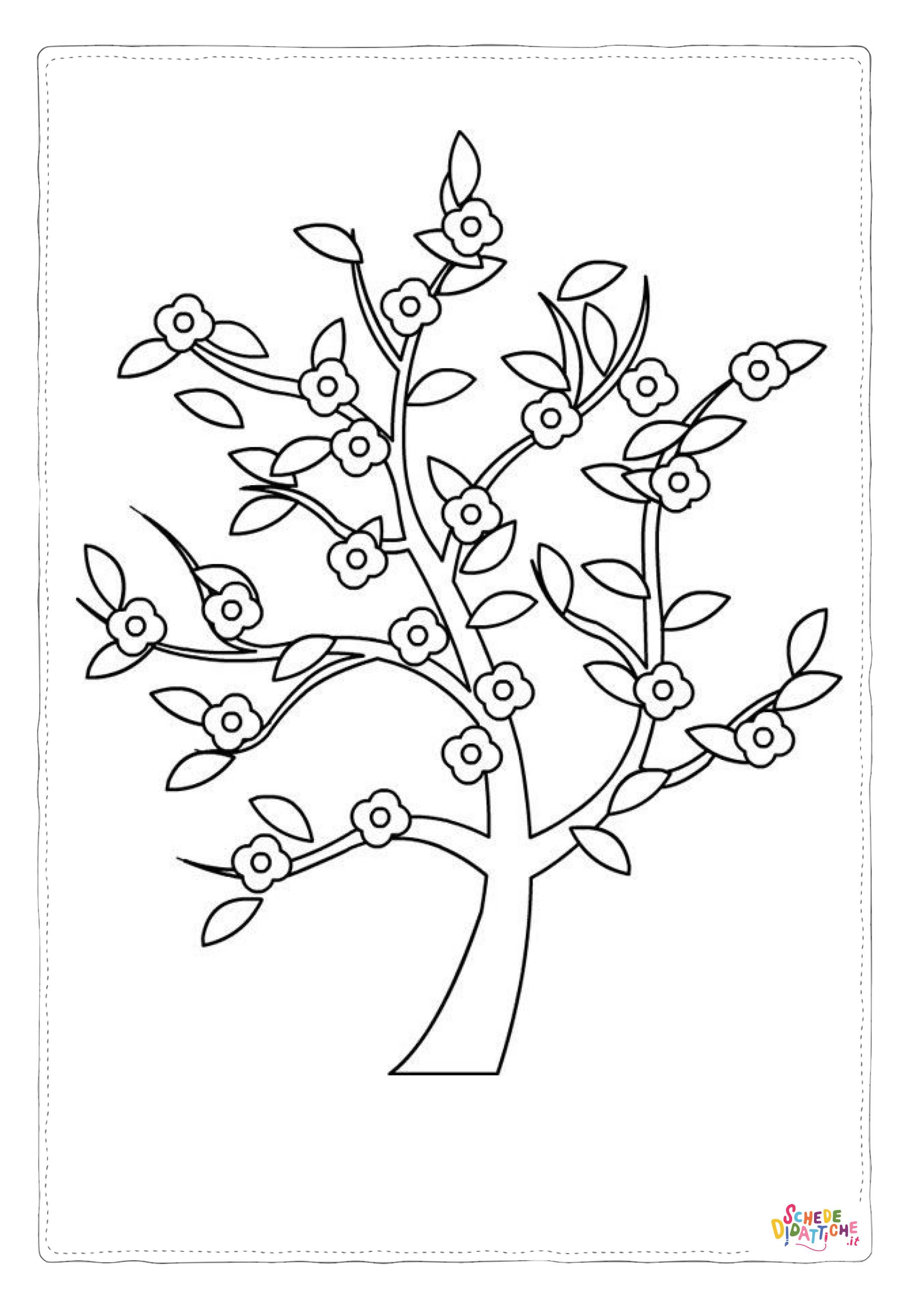 Disegno "Ramo fiorito 1" Ramo fiorito 1