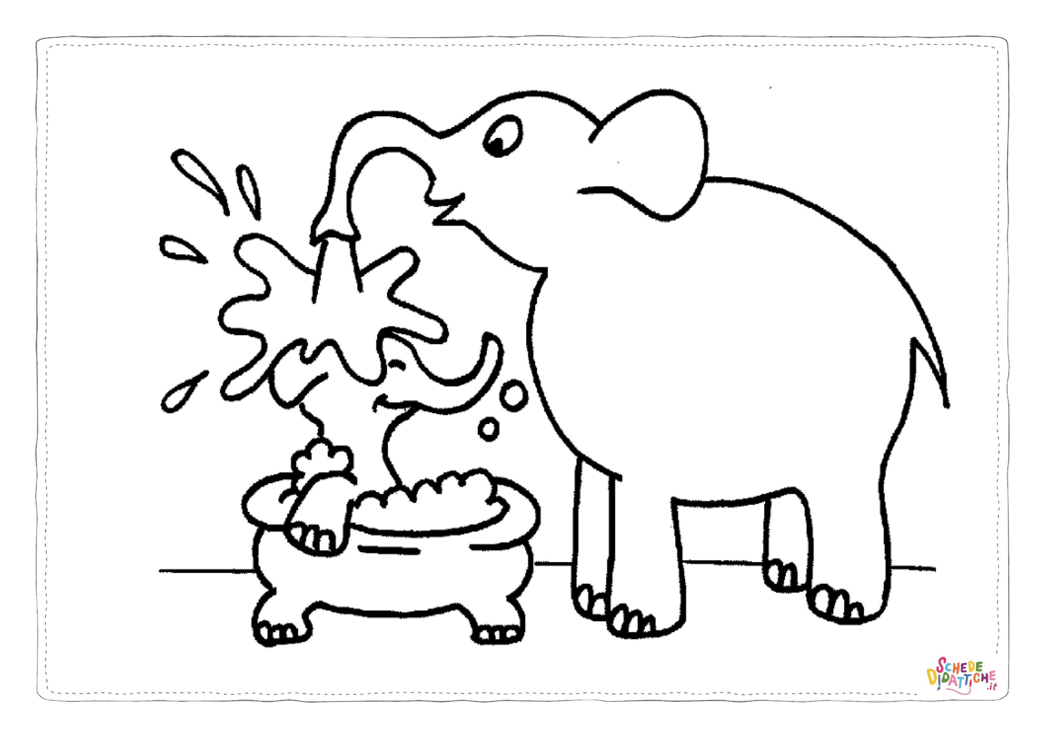 Disegno di Dumbo da stampare e colorare 19