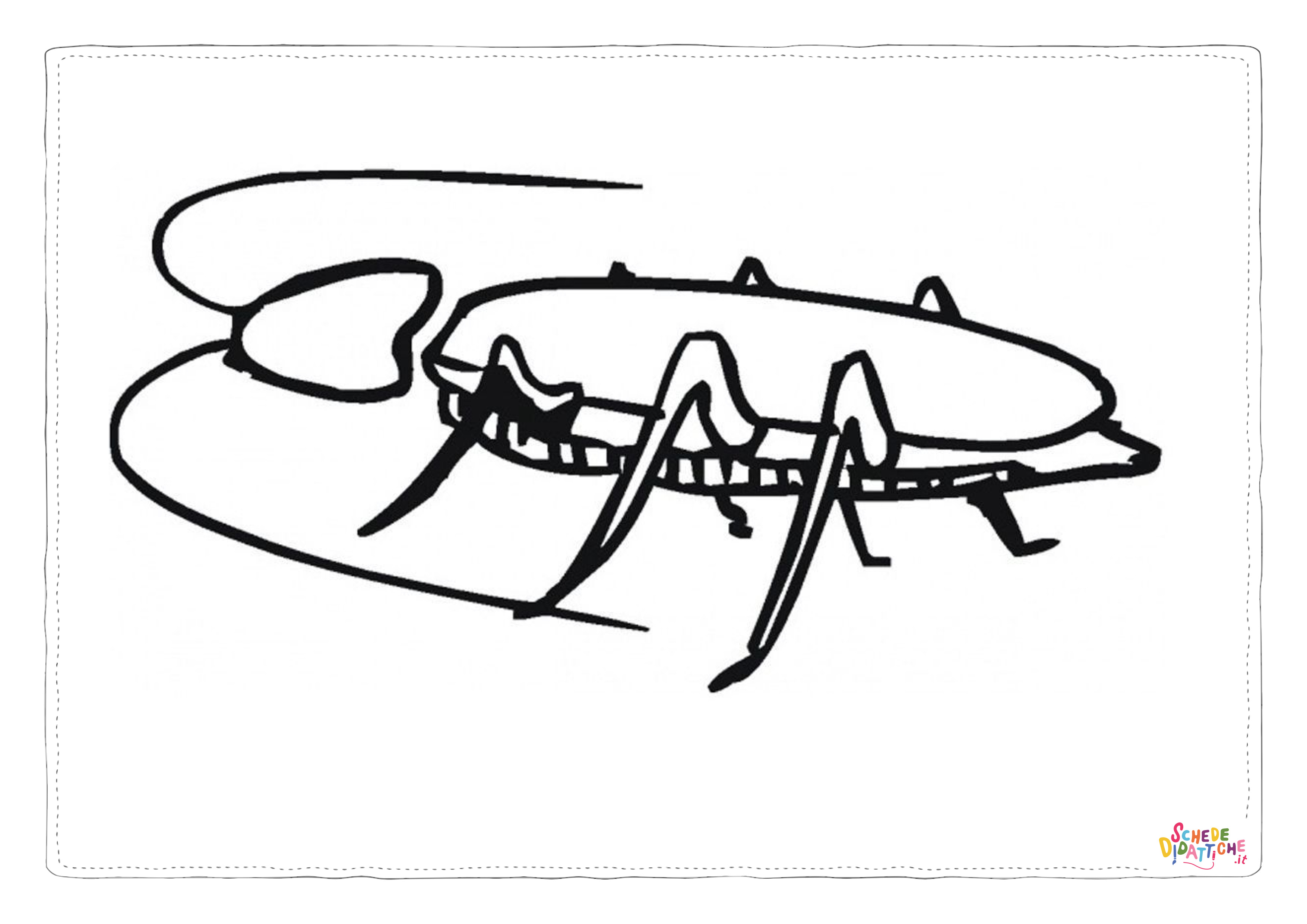 Disegno "Disegno di scarafaggio da stampare e colorare 9" Disegno di scarafaggio da stampare e colorare 9
