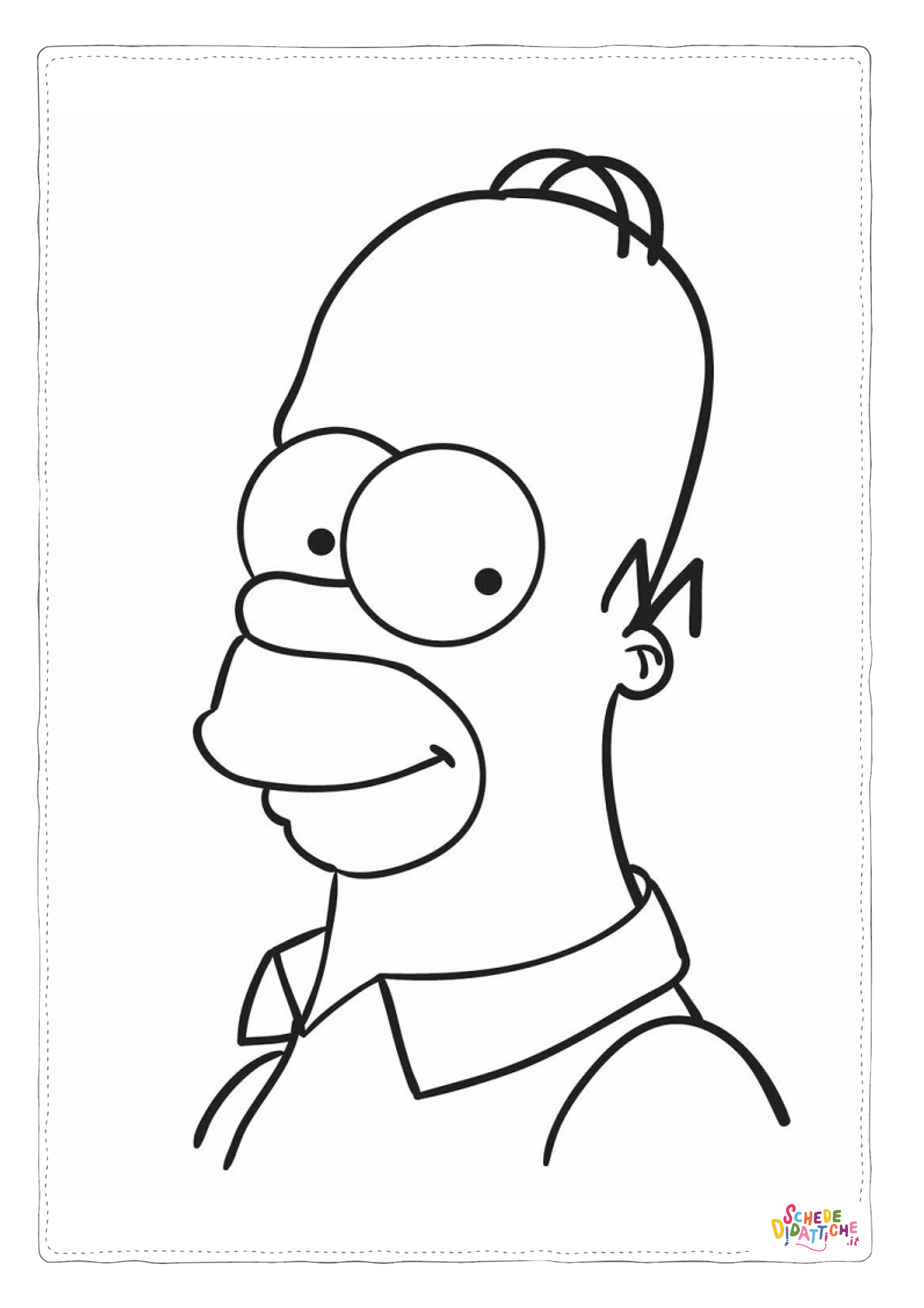 Disegno di I Simpson da stampare e colorare 29