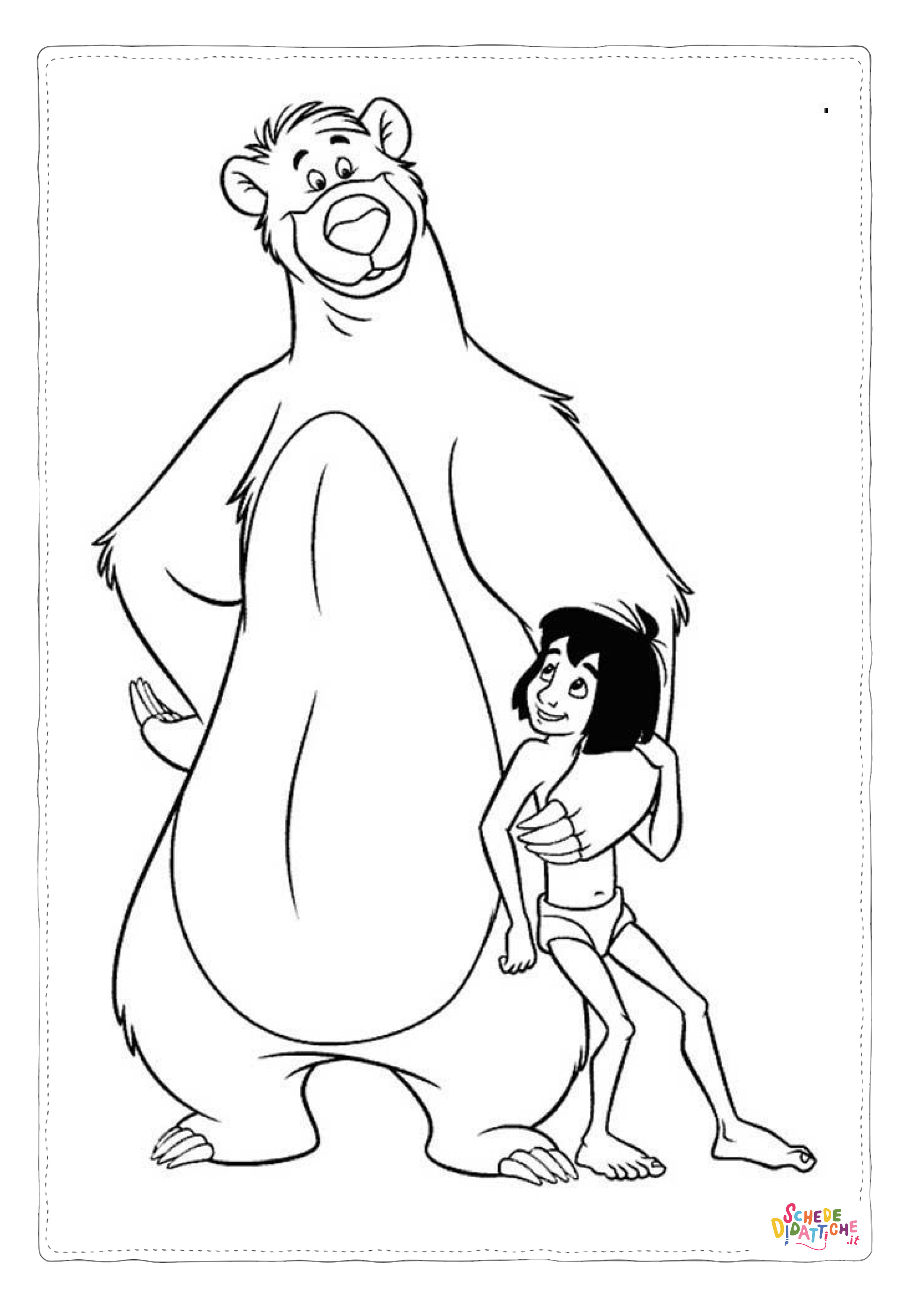 Disegno "Disegno di Il libro della giungla da stampare e colorare 93" Disegno di Il libro della giungla da stampare e colorare 93