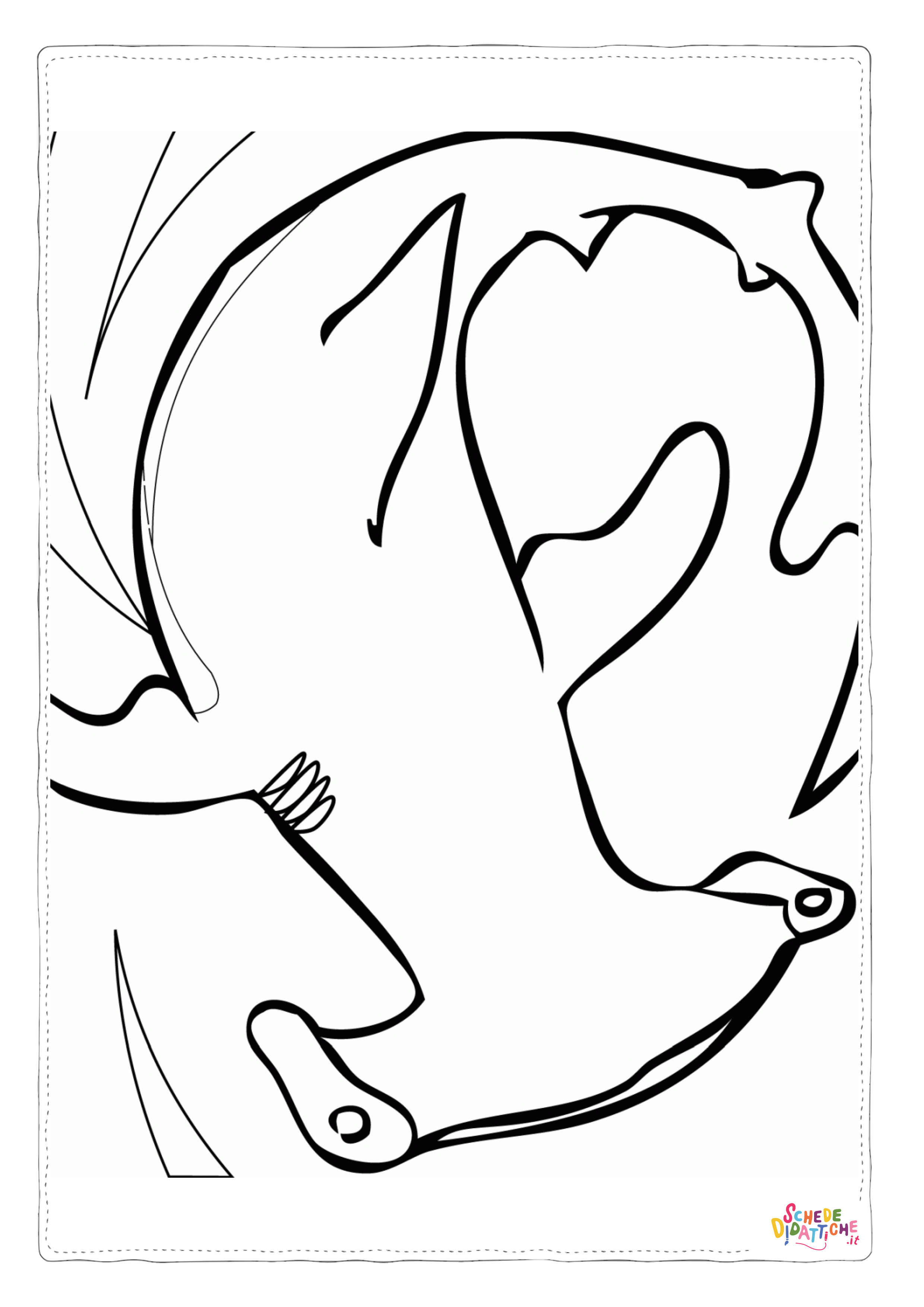 Disegno "Disegno di squalo da stampare e colorare 35" Disegno di squalo da stampare e colorare 35