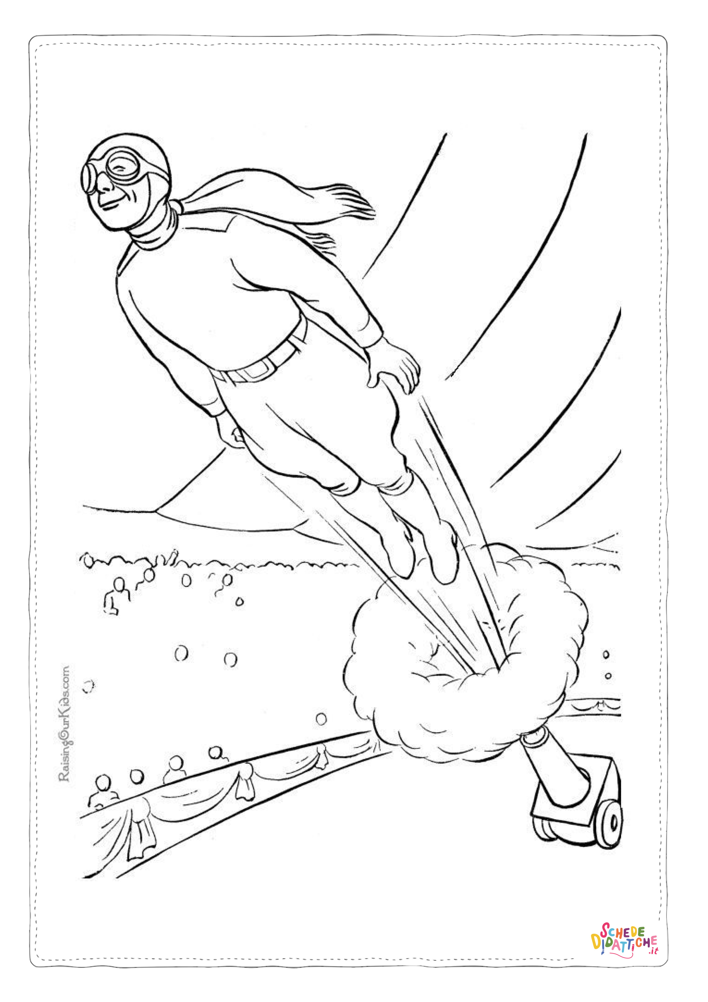 Disegno di circense da stampare e colorare 46