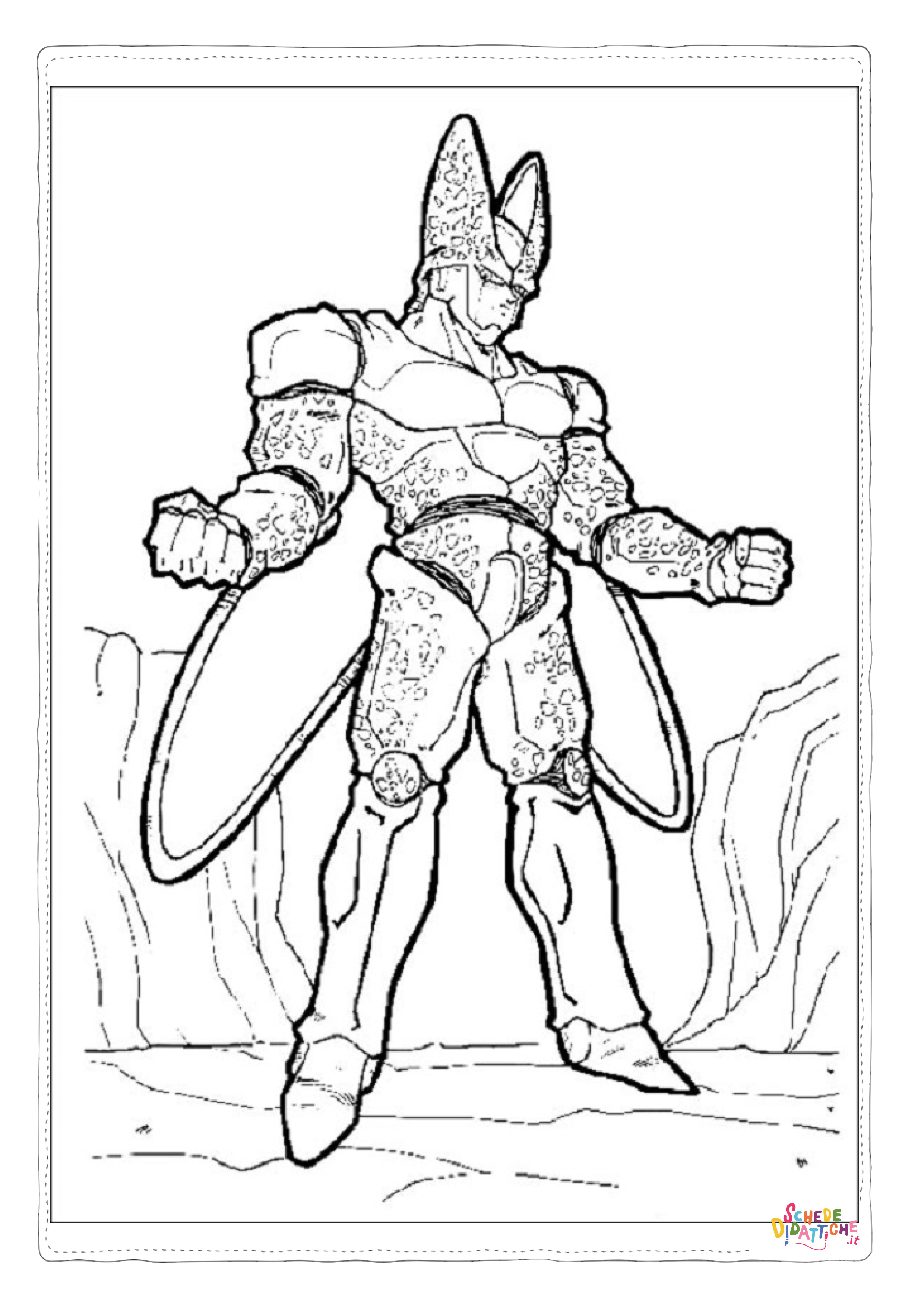 Disegno "Disegno di Dragon Ball da stampare e colorare 67" Disegno di Dragon Ball da stampare e colorare 67