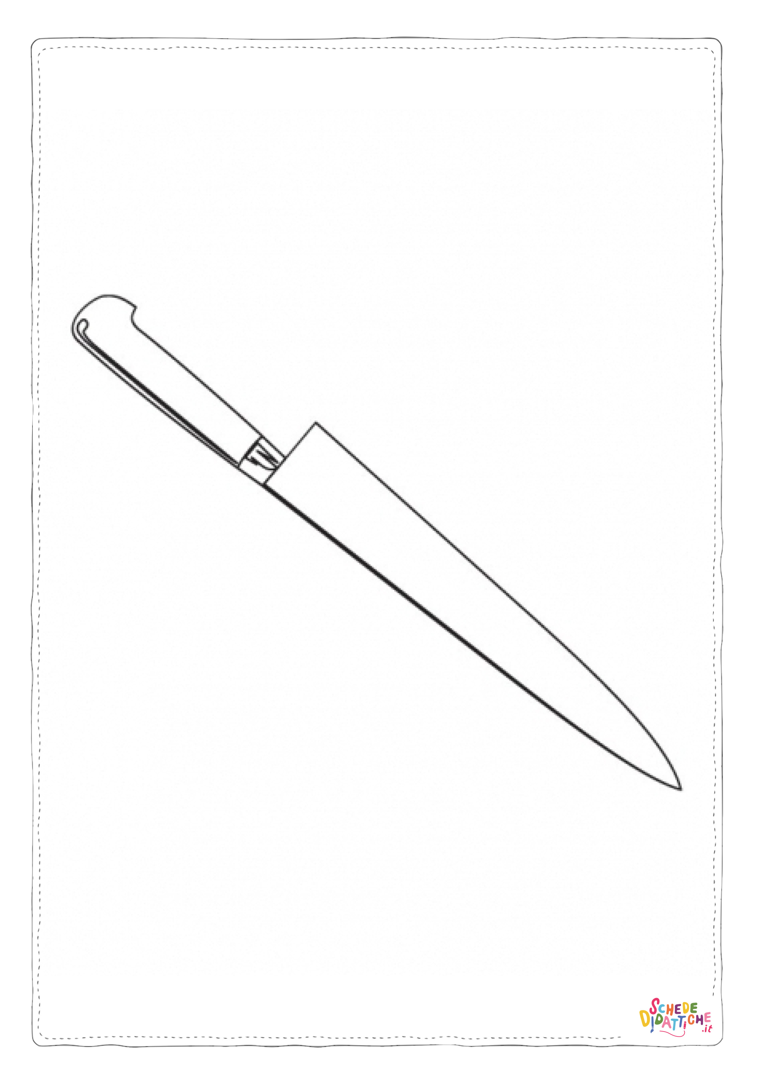 Disegno di suppellettile da cucina da stampare e colorare 10