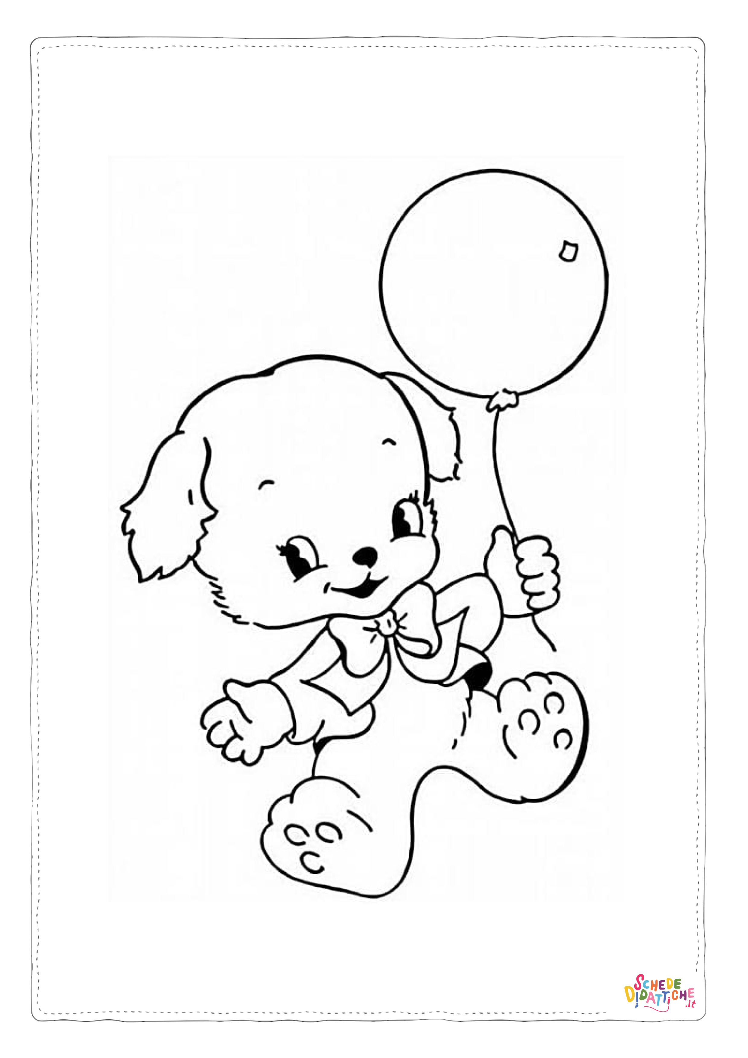 Disegno di palloncino da stampare e colorare 23