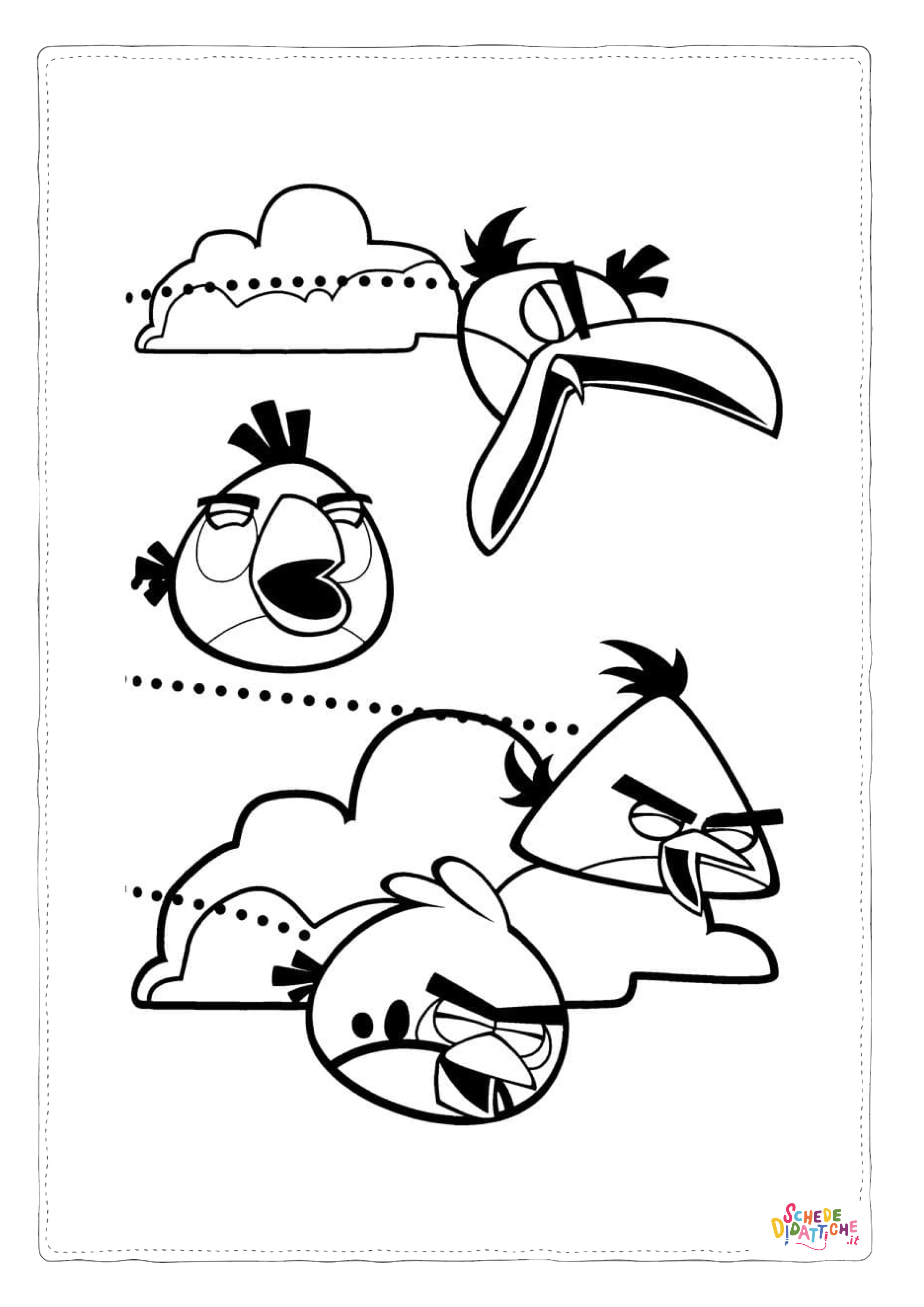 Disegno "Disegno di Angry birds da stampare e colorare 86" Disegno di Angry birds da stampare e colorare 86