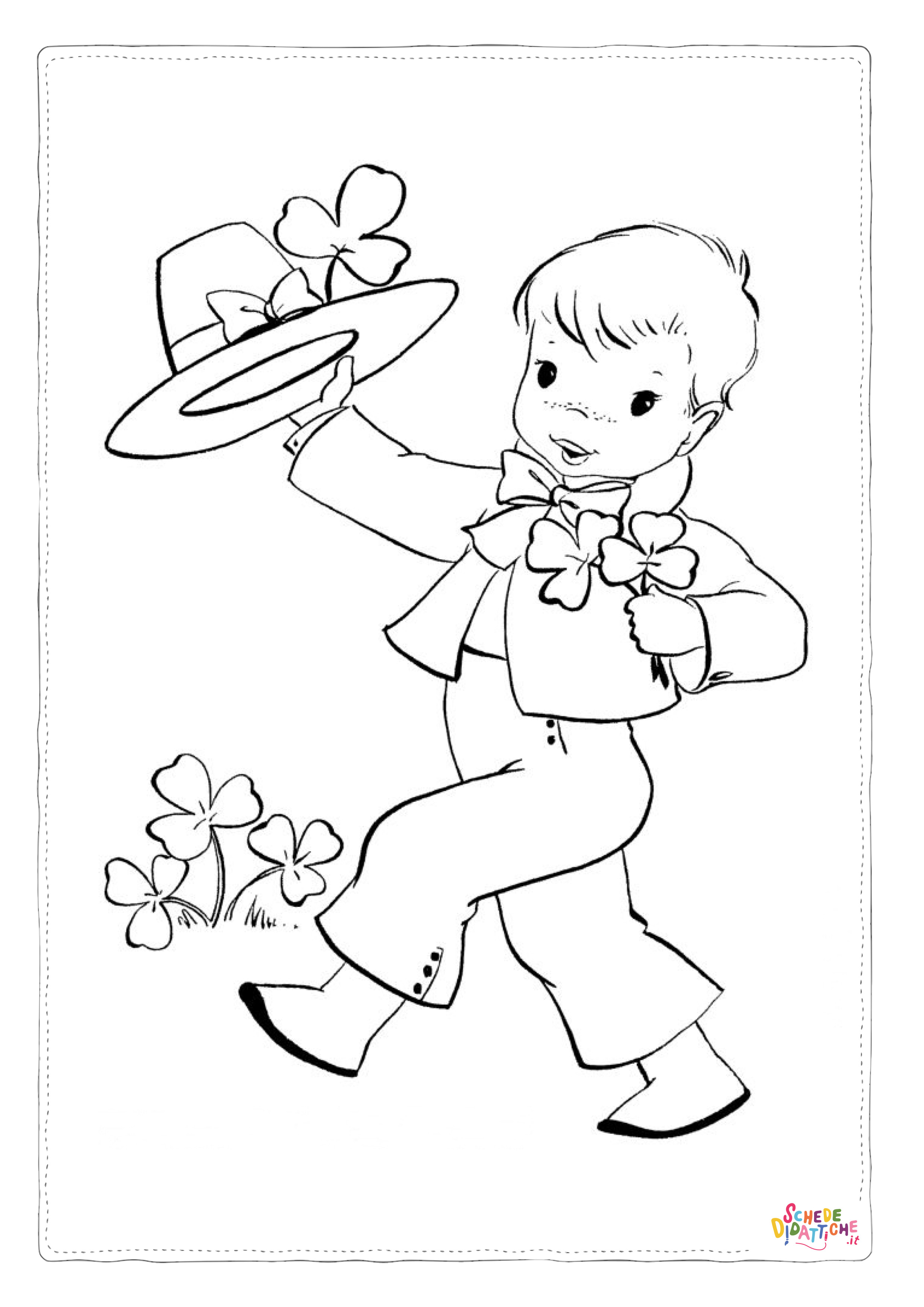 Disegno "Disegno di bambino da stampare e colorare 72" Disegno di bambino da stampare e colorare 72