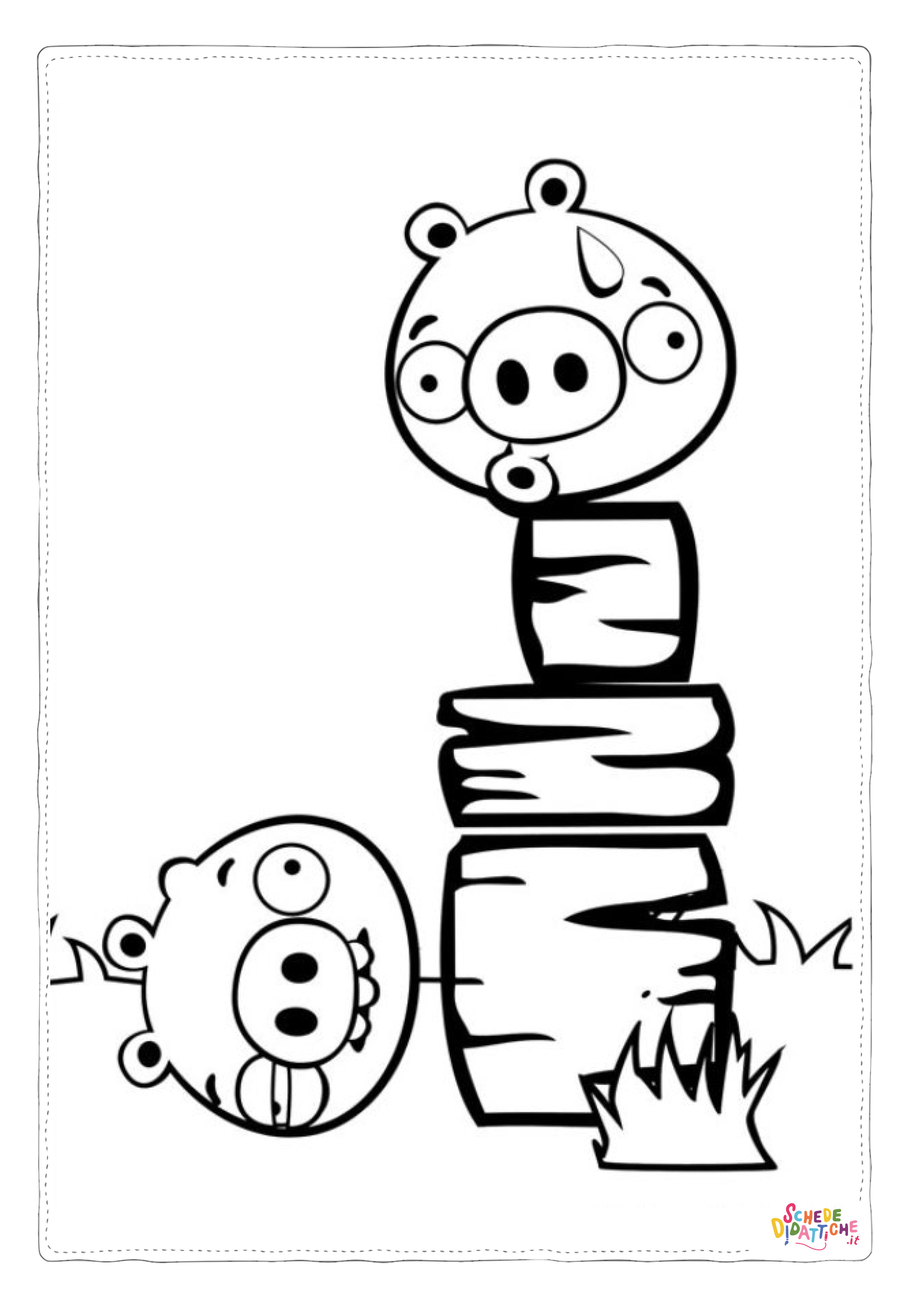 Disegno "Disegno di Angry birds da stampare e colorare 76" Disegno di Angry birds da stampare e colorare 76