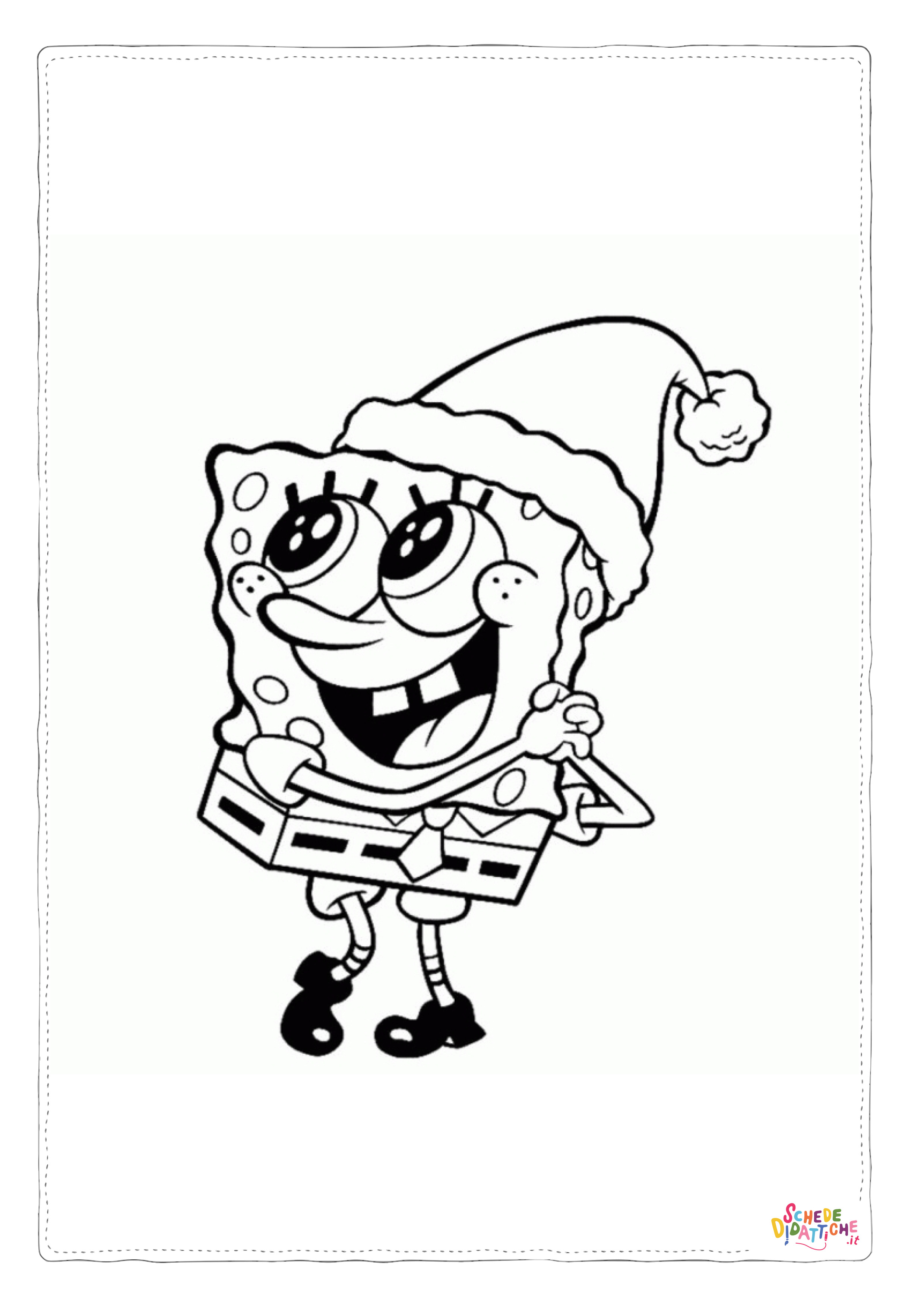 Disegno di Spongebob da stampare e colorare 40