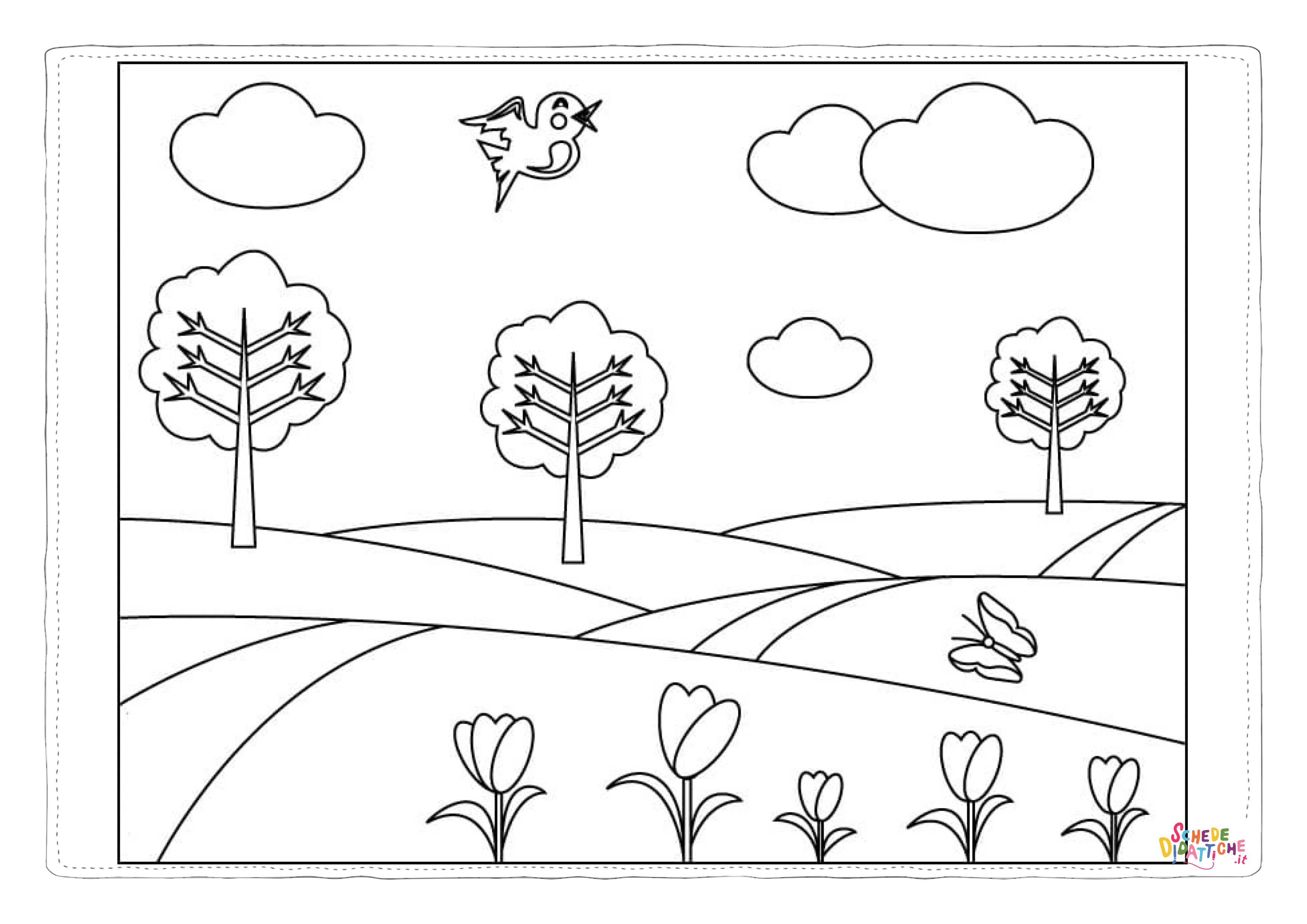 Disegno "Paesaggi estivi 34" Paesaggi estivi 34