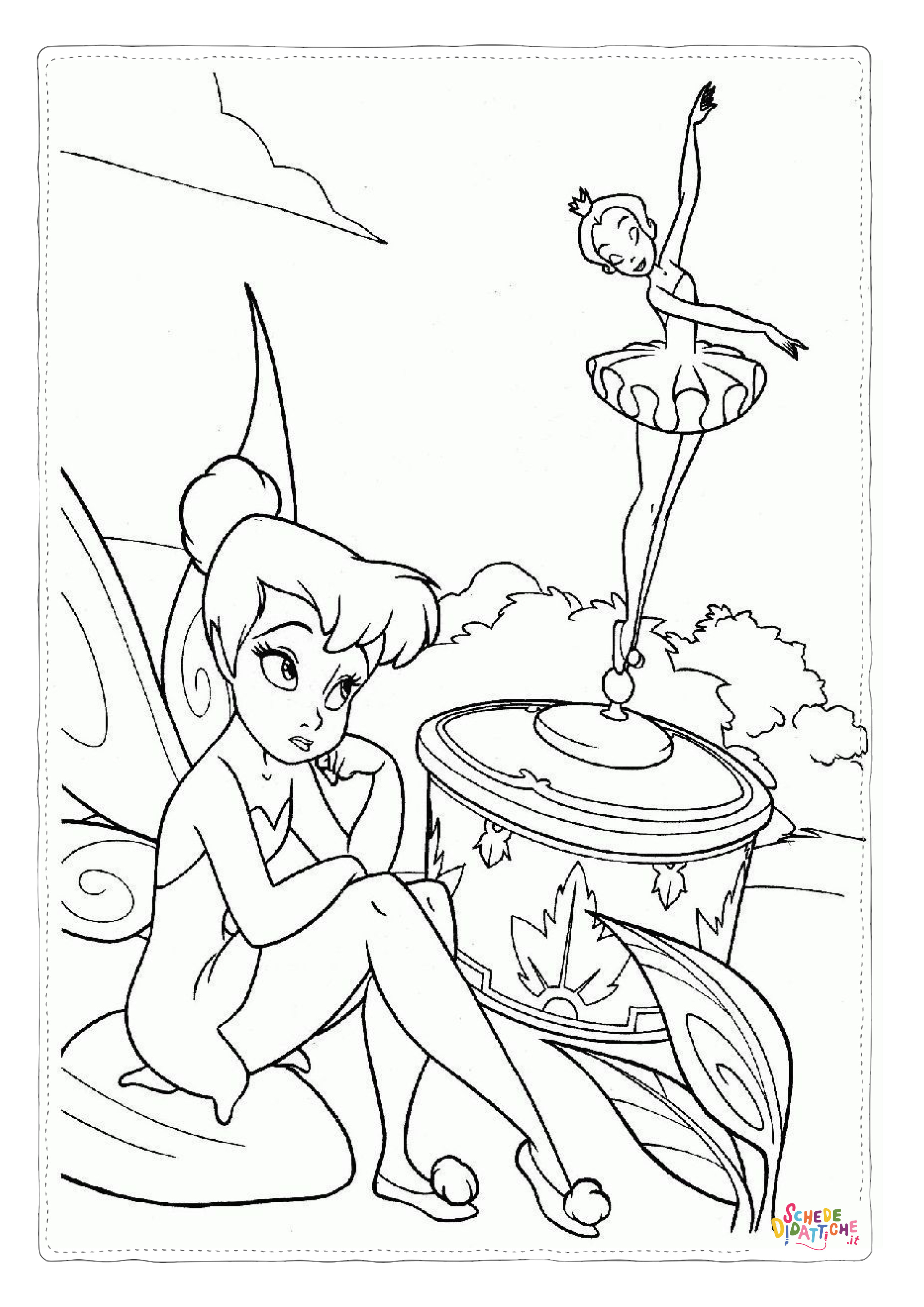 Disegno di Peter Pan da stampare e colorare 111